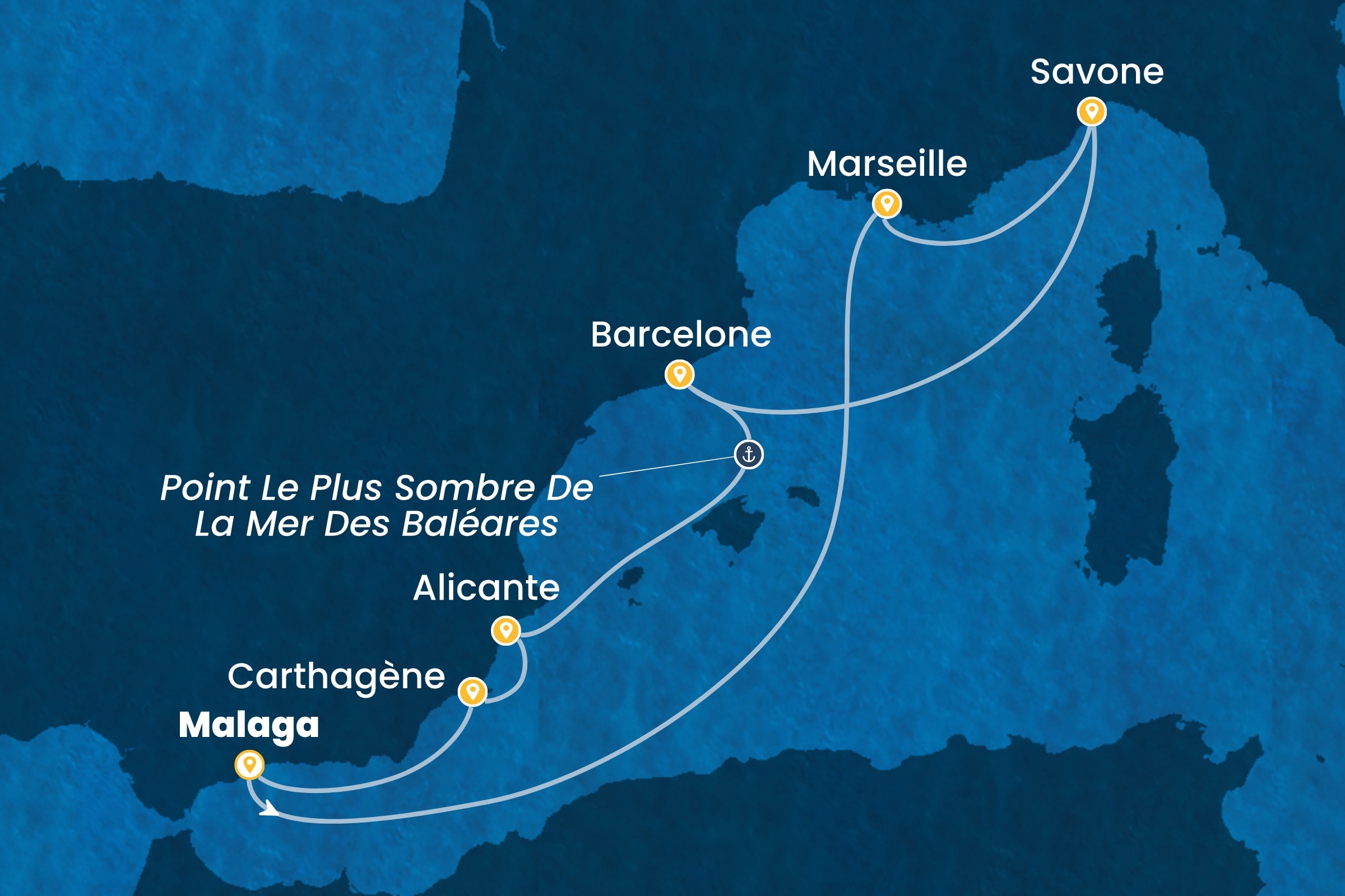 Carte de l’itinéraire