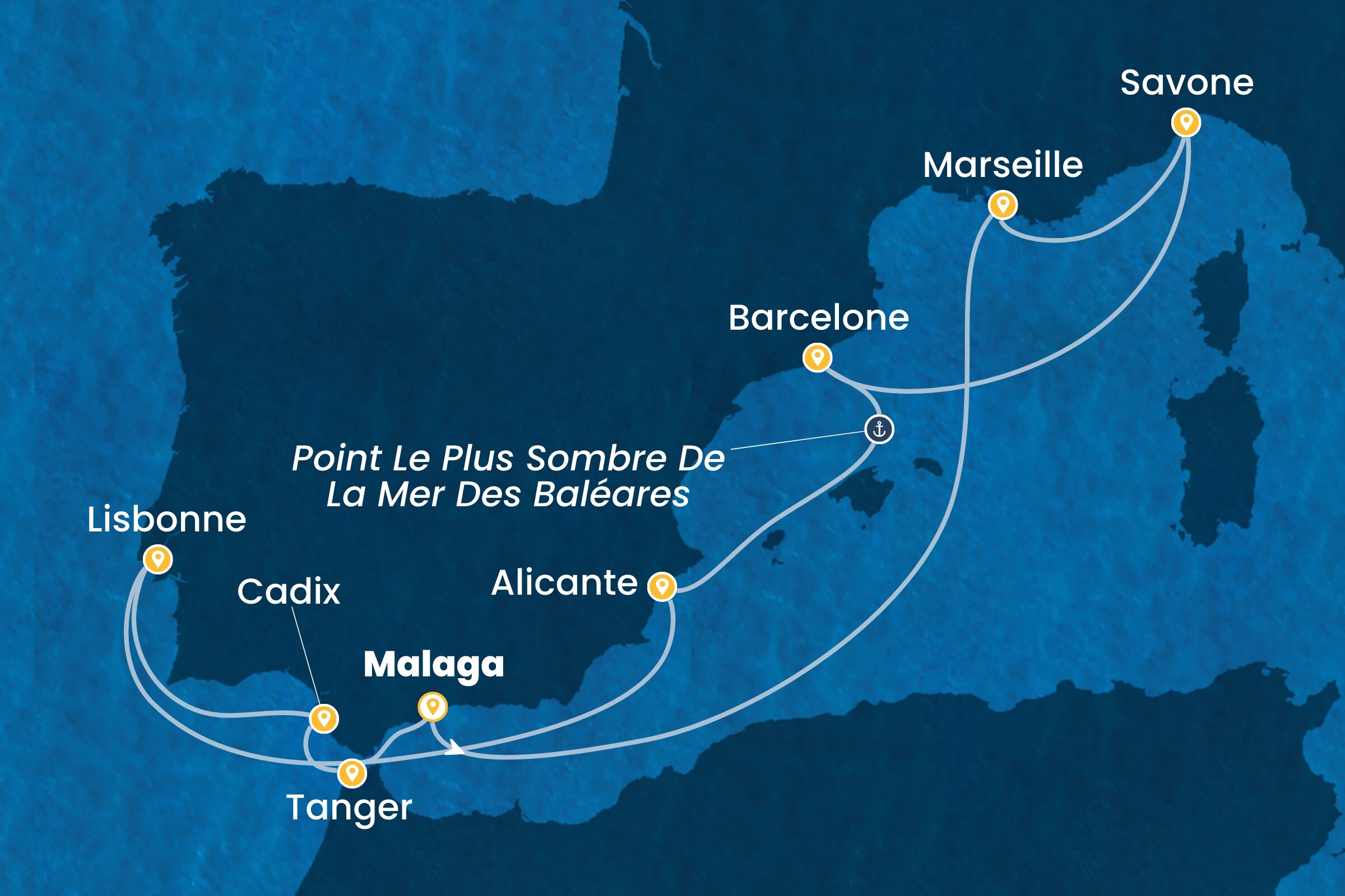 Carte de l’itinéraire