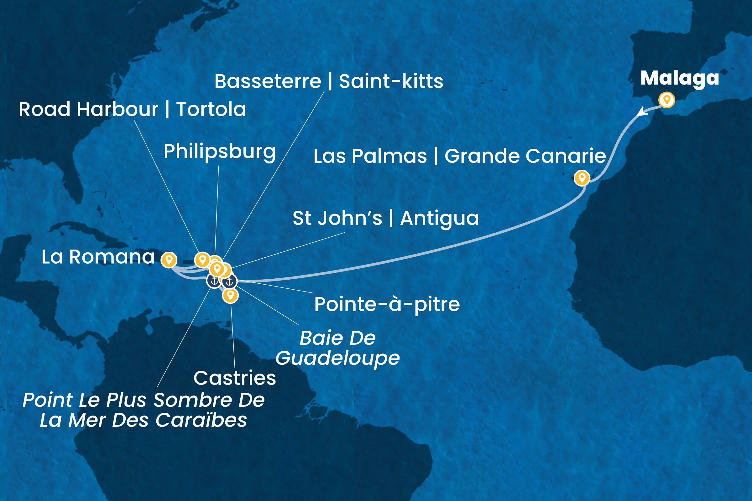 Carte de l’itinéraire