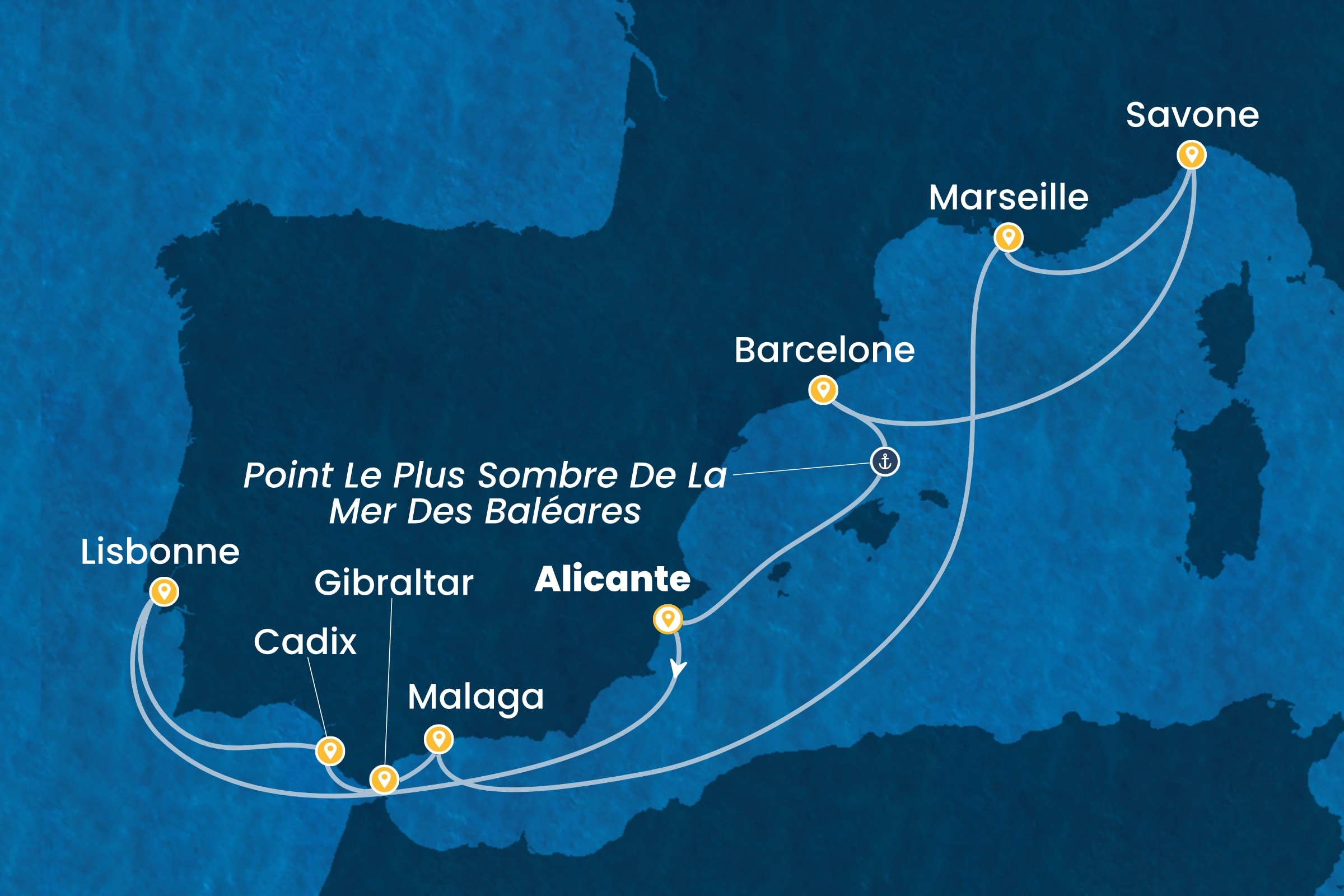 Carte de l’itinéraire