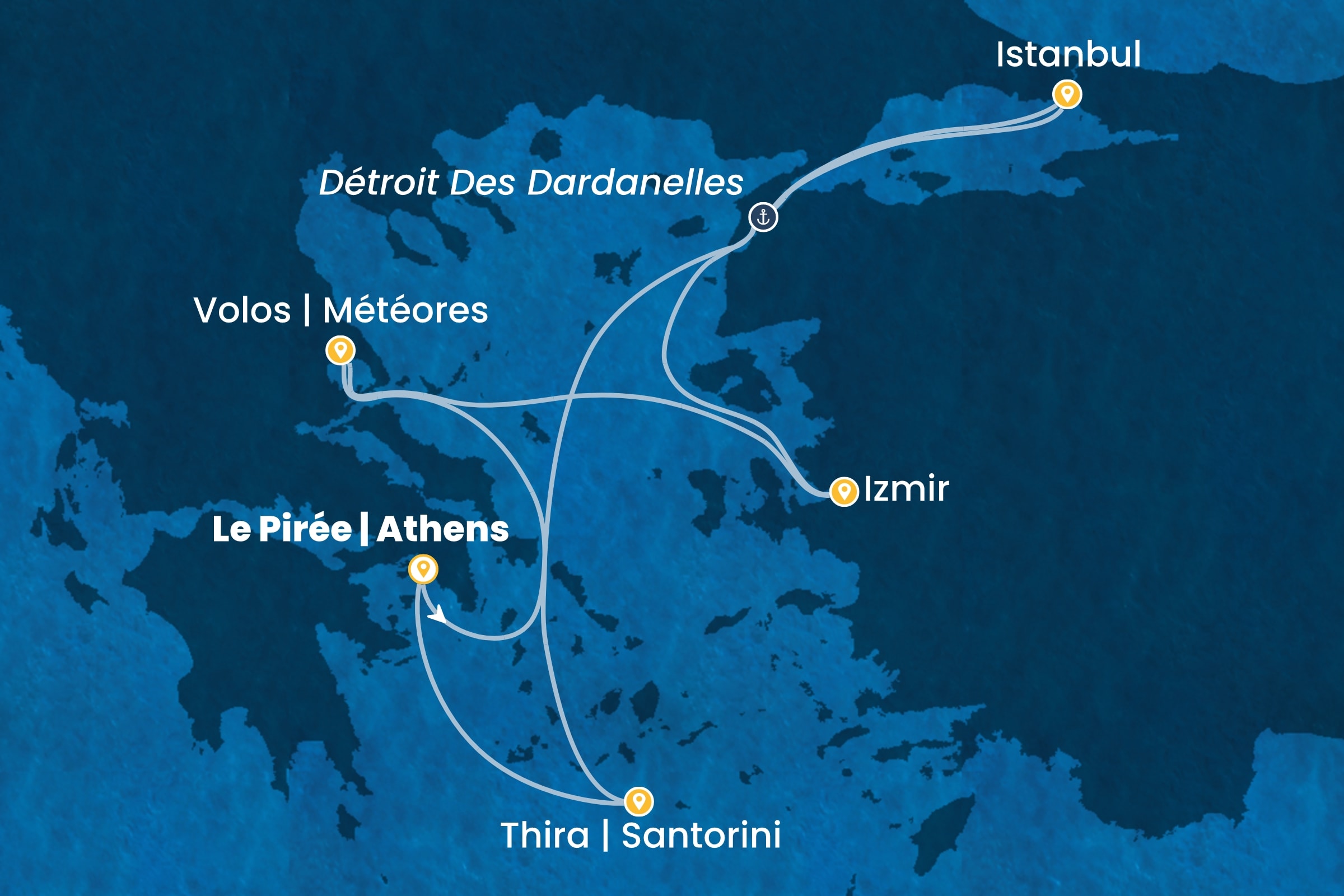 Carte de l’itinéraire