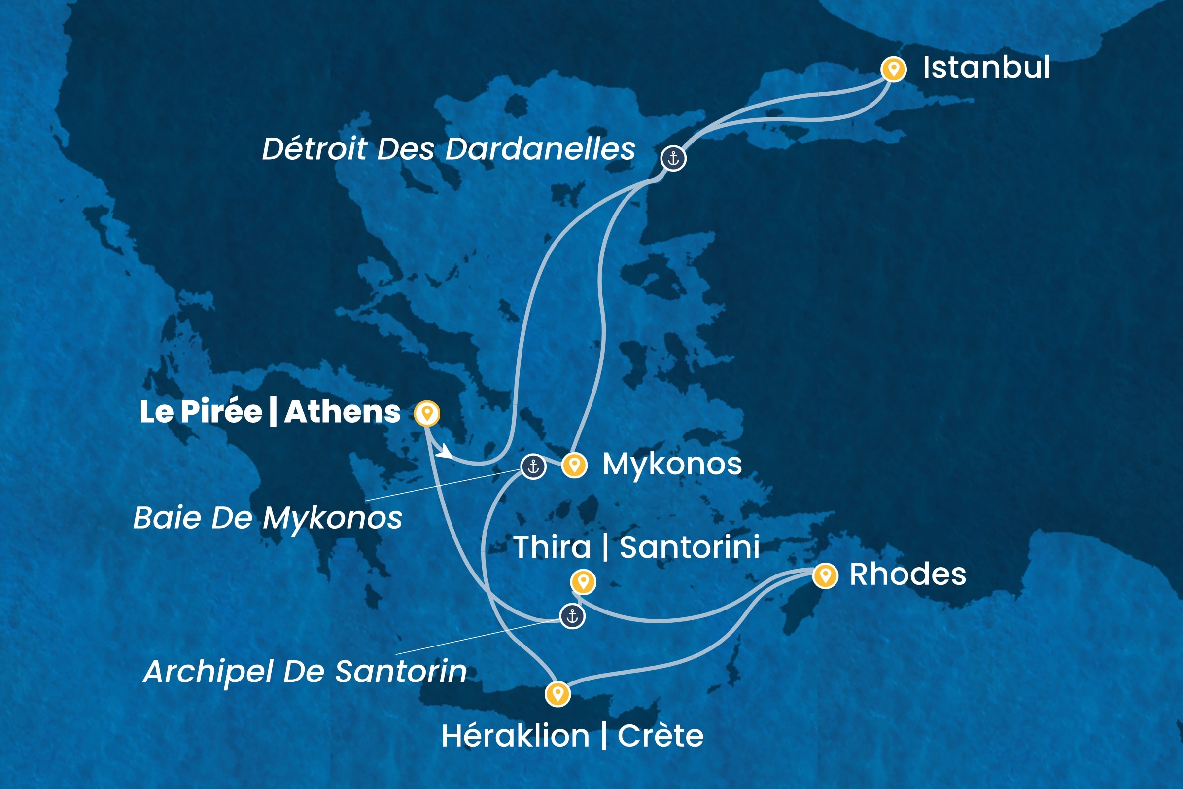 Carte de l’itinéraire