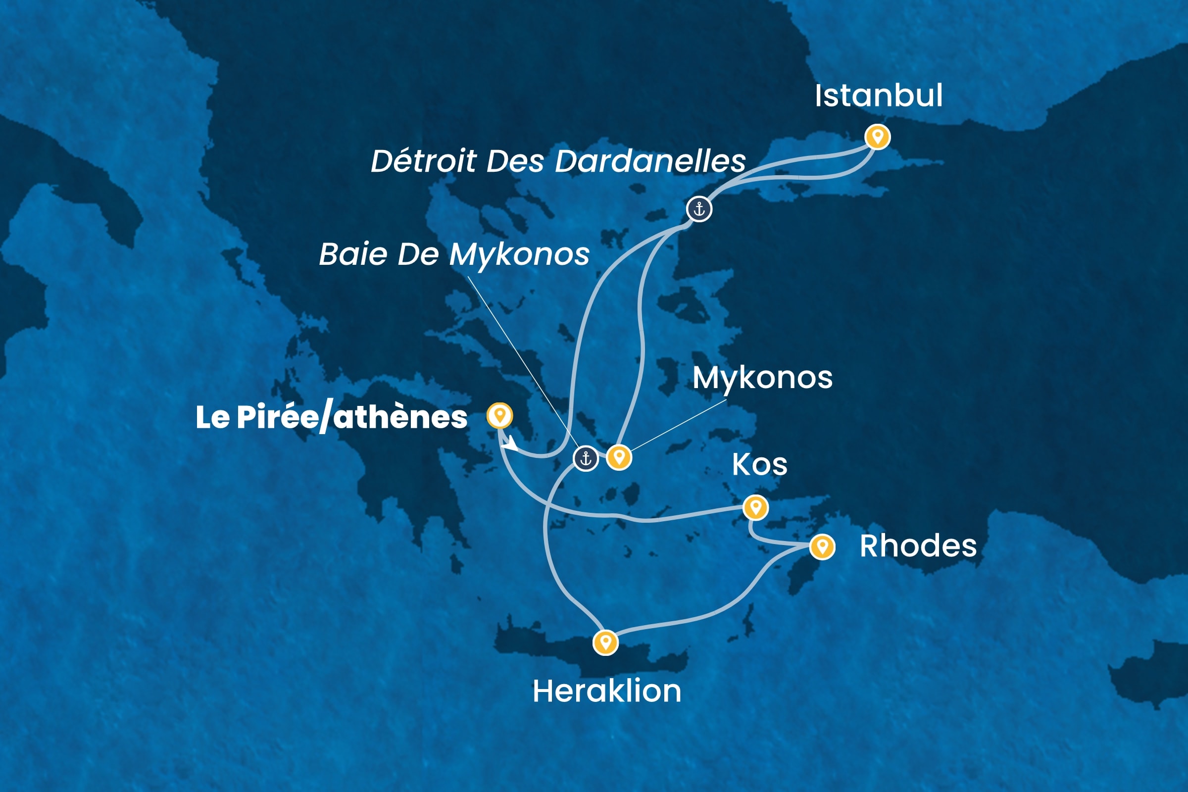 Carte de l’itinéraire