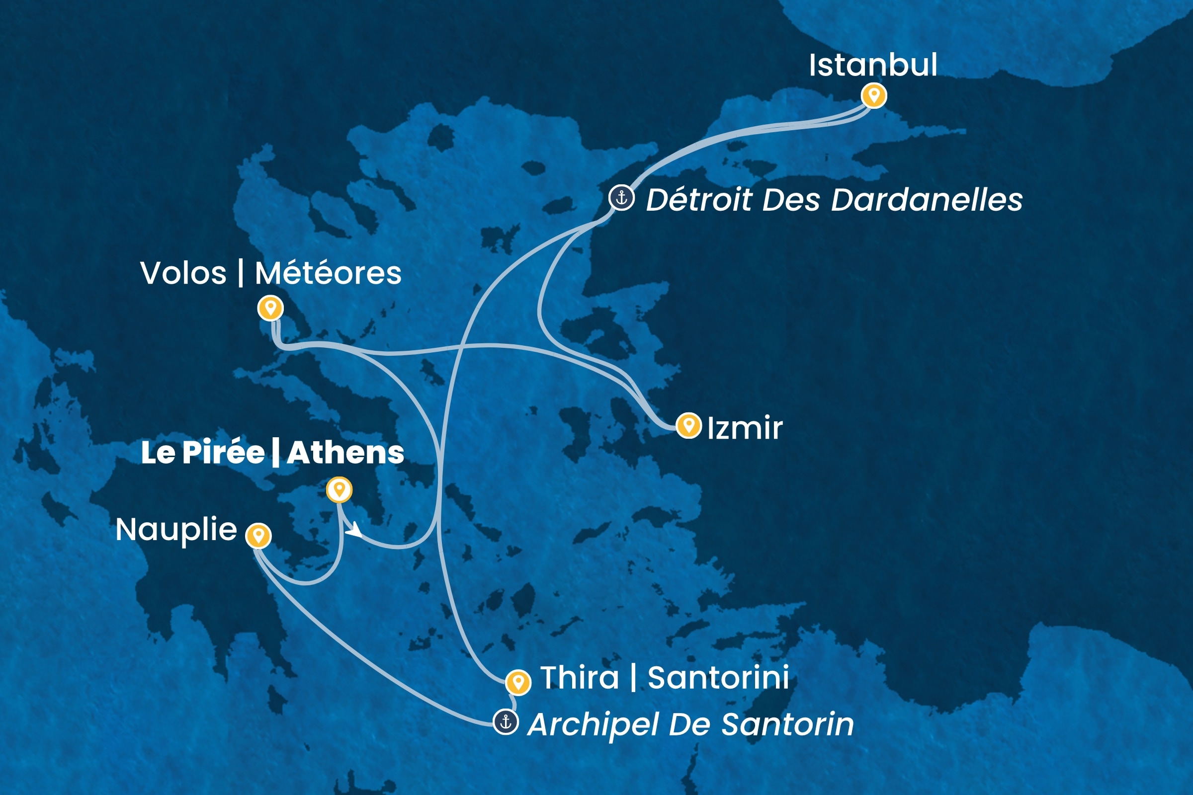 Carte de l’itinéraire