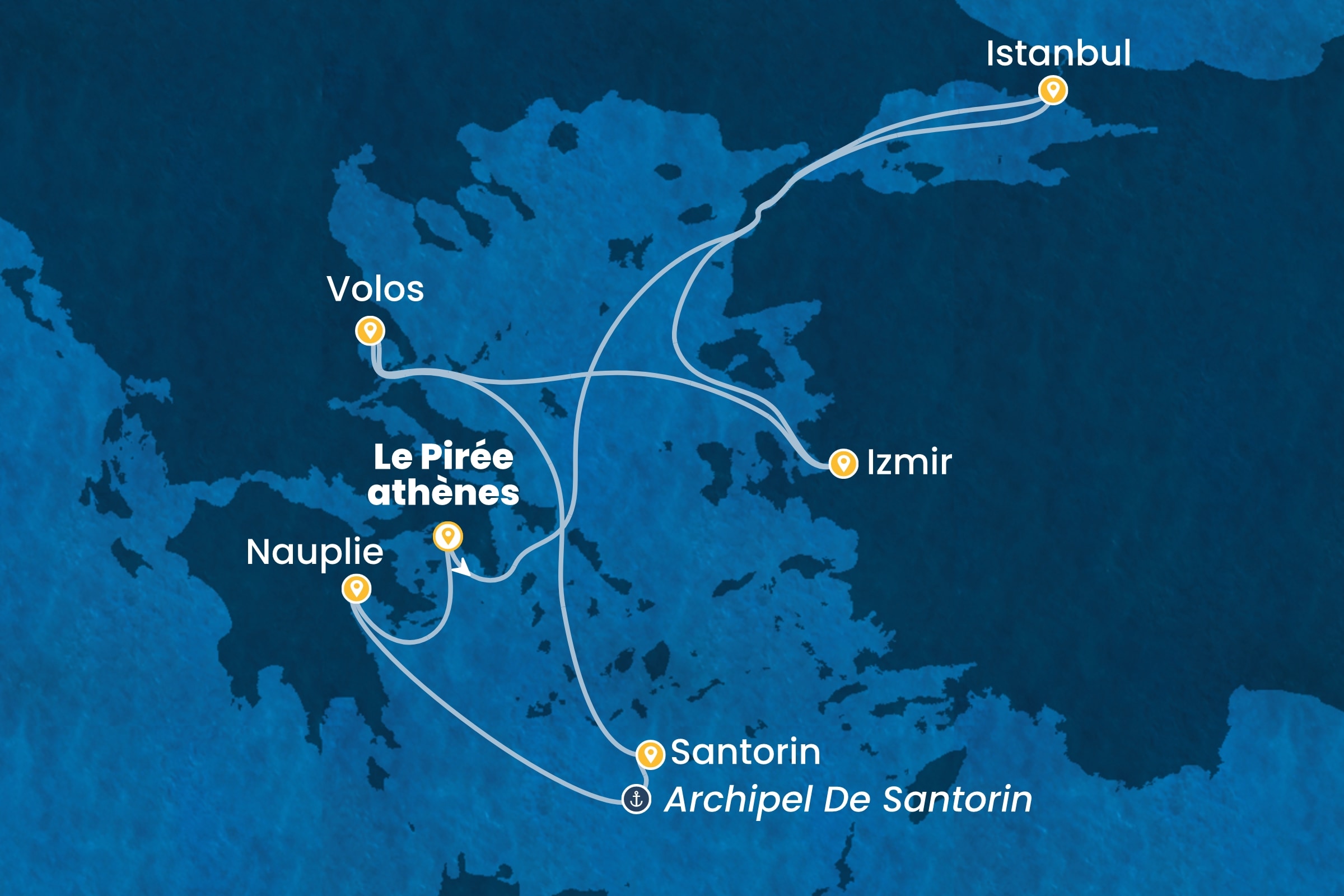 Carte de l’itinéraire