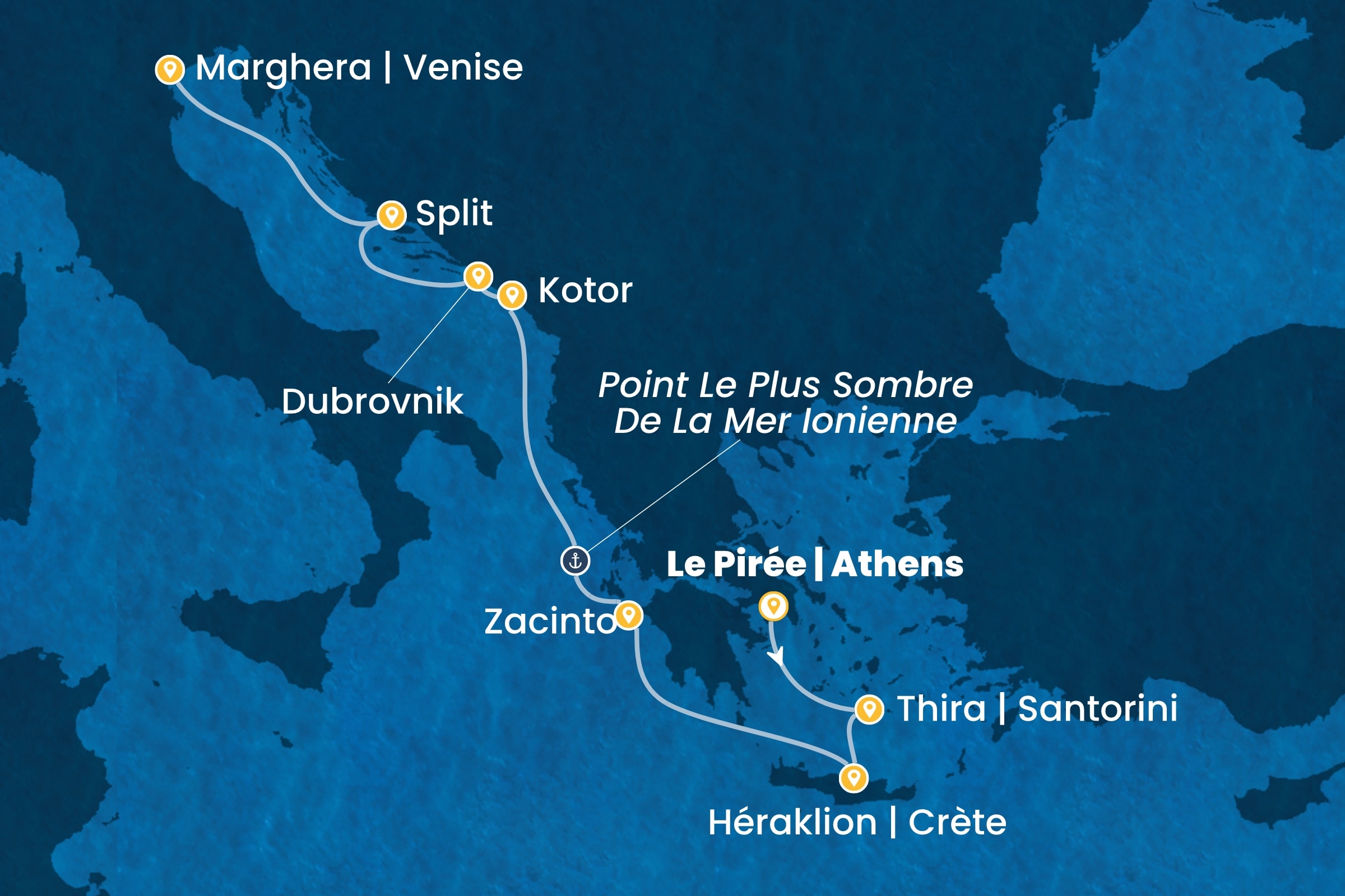 Carte de l’itinéraire