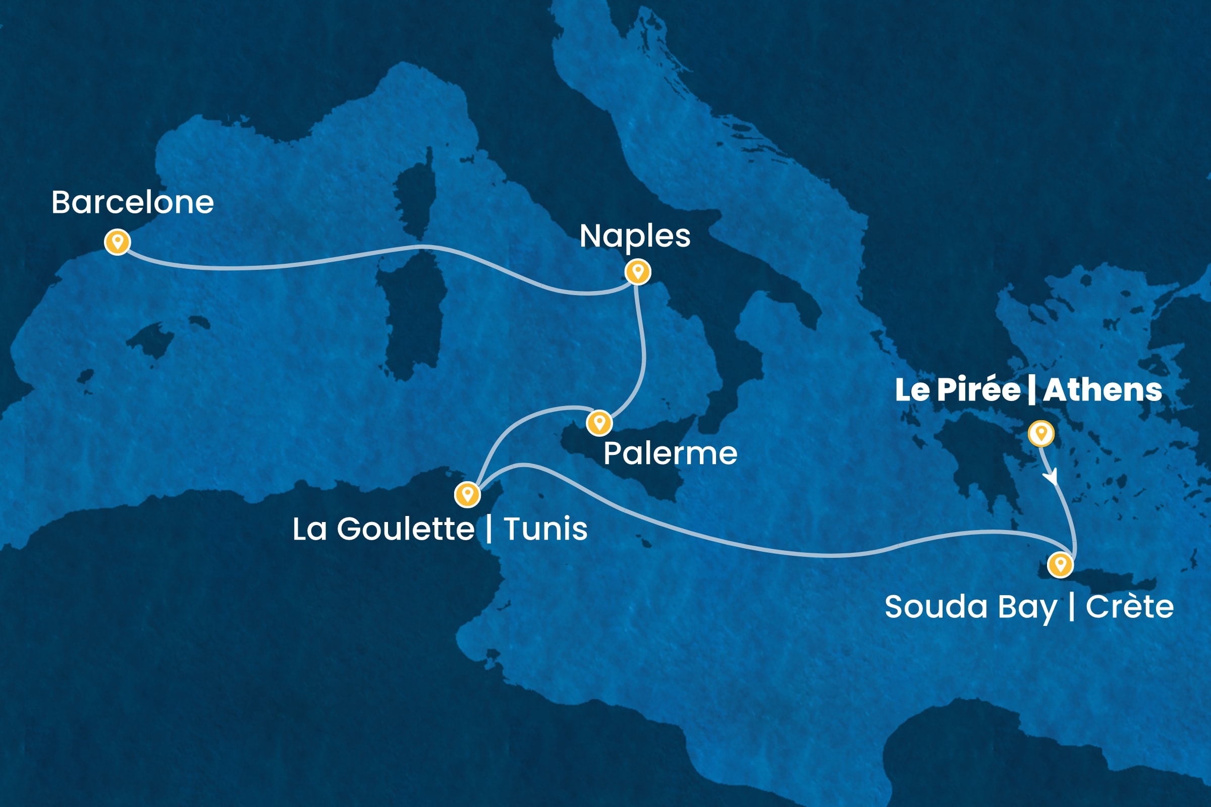 Carte de l’itinéraire