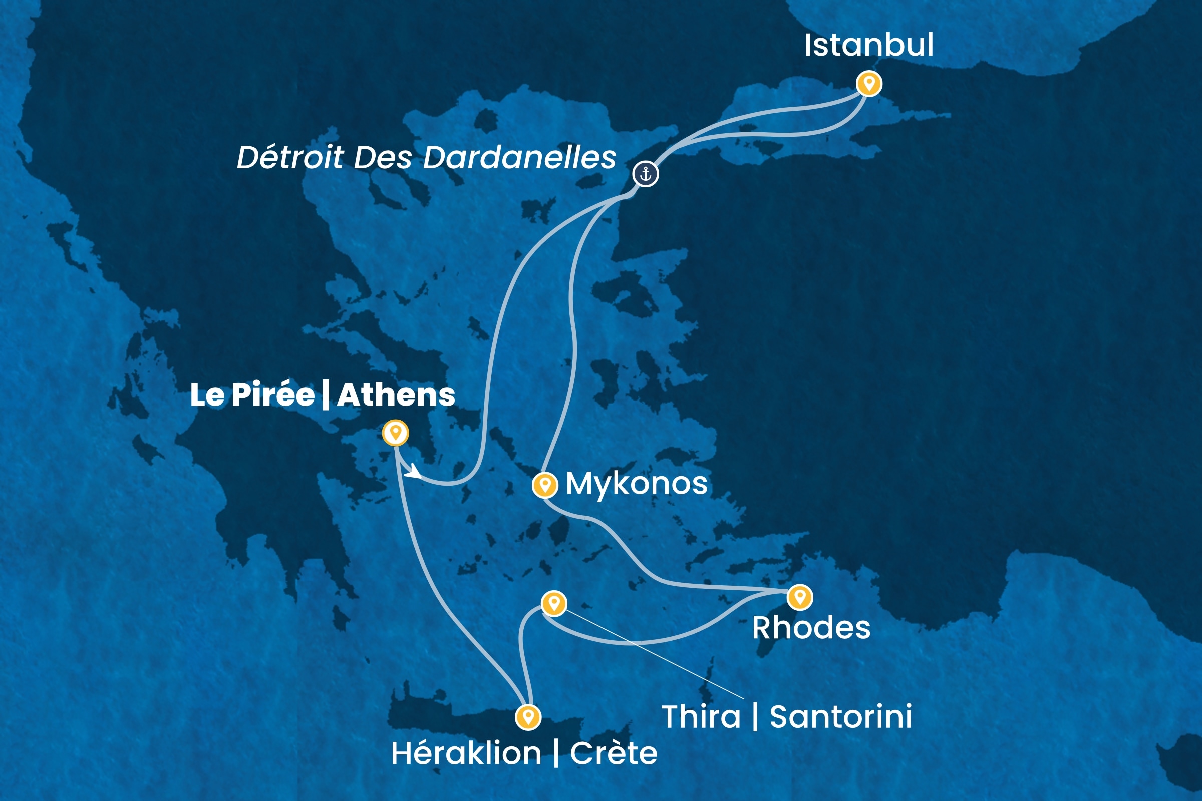 Carte de l’itinéraire