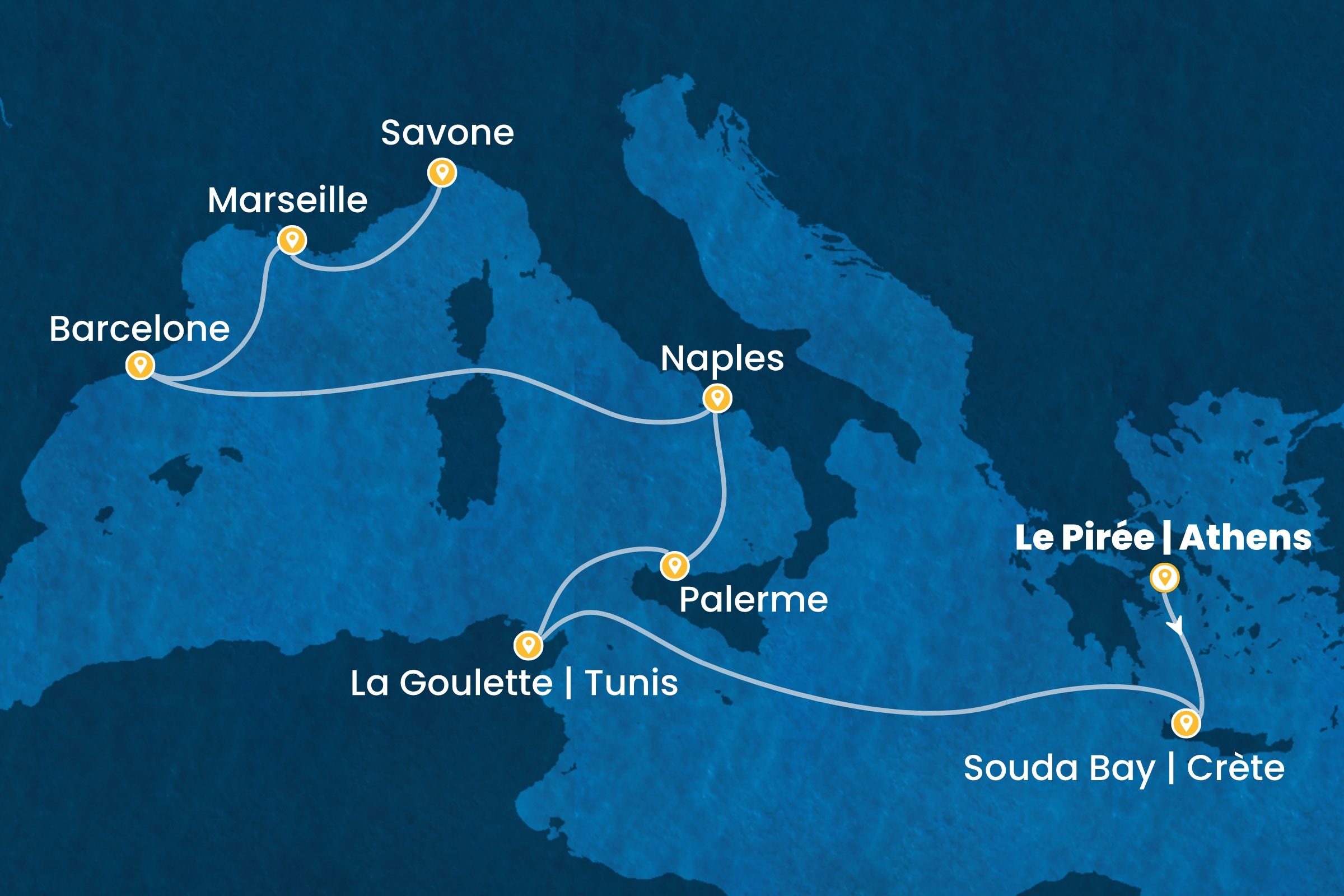 Carte de l’itinéraire