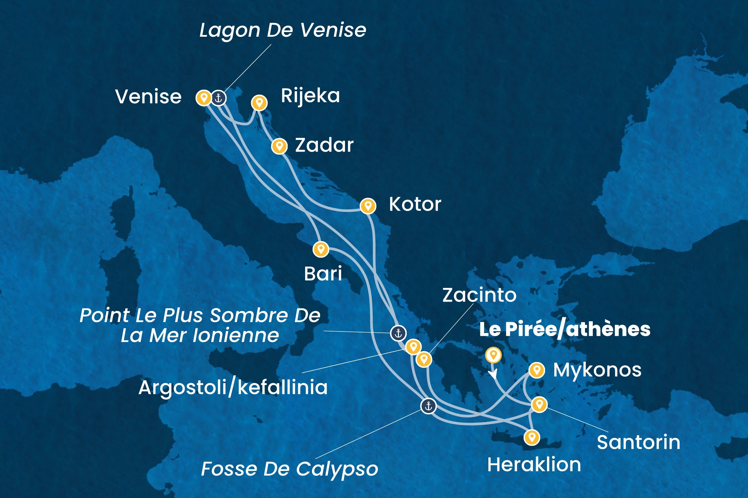 Carte de l’itinéraire