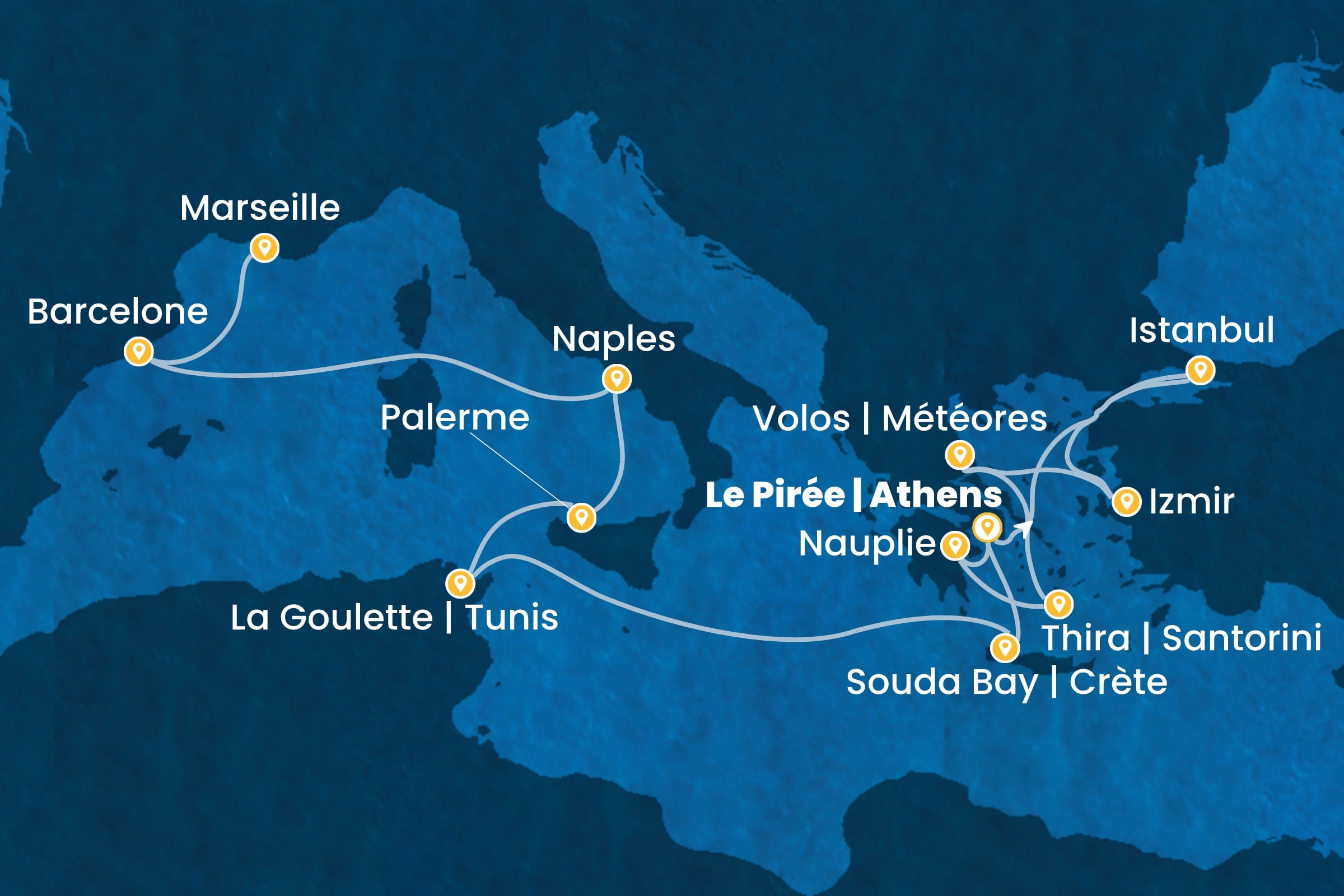 Carte de l’itinéraire