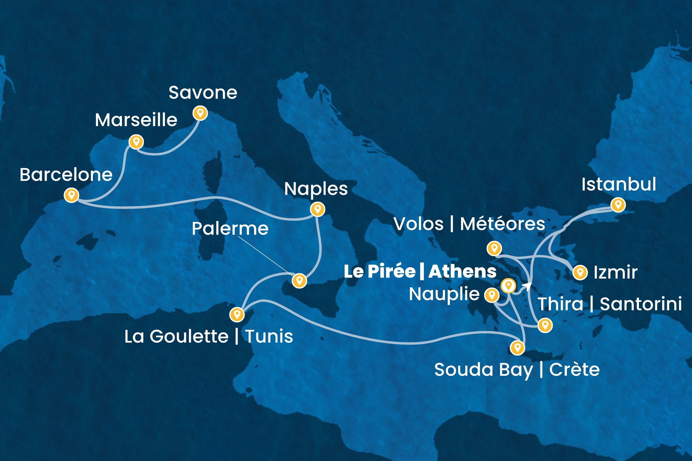 Carte de l’itinéraire