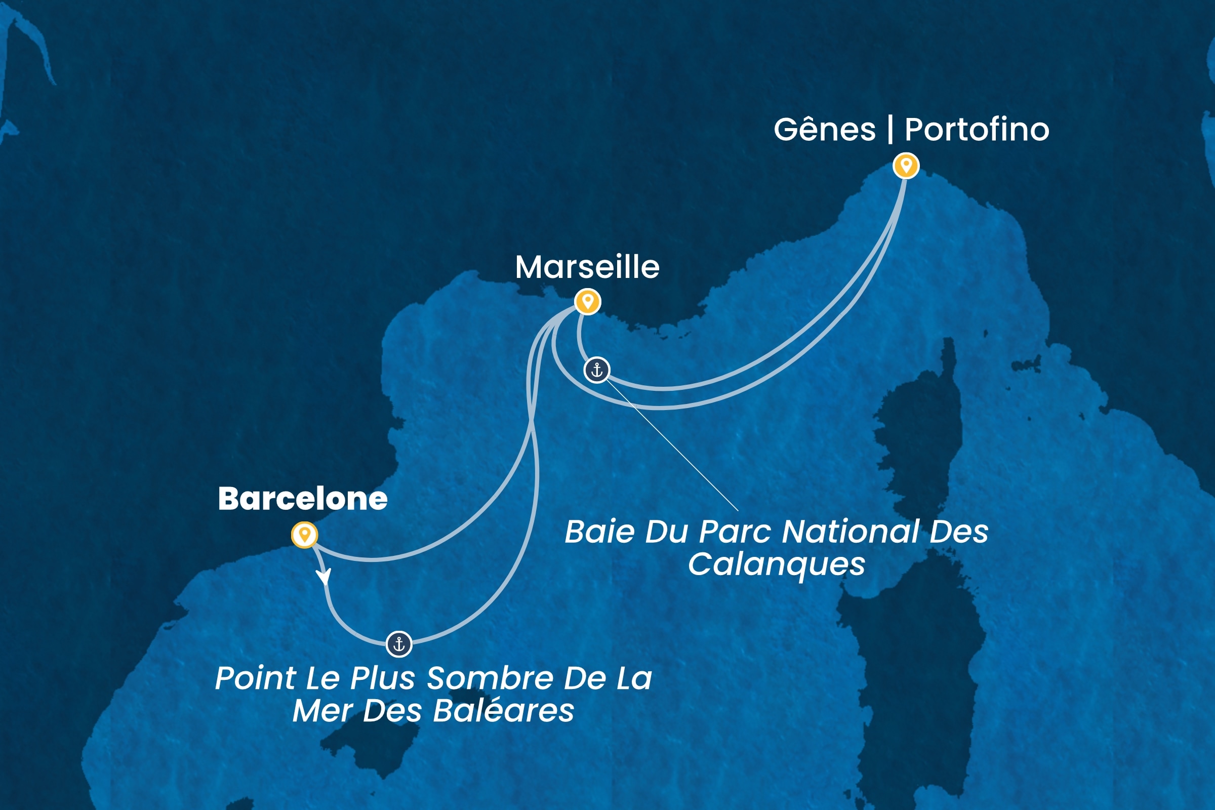 Carte de l’itinéraire