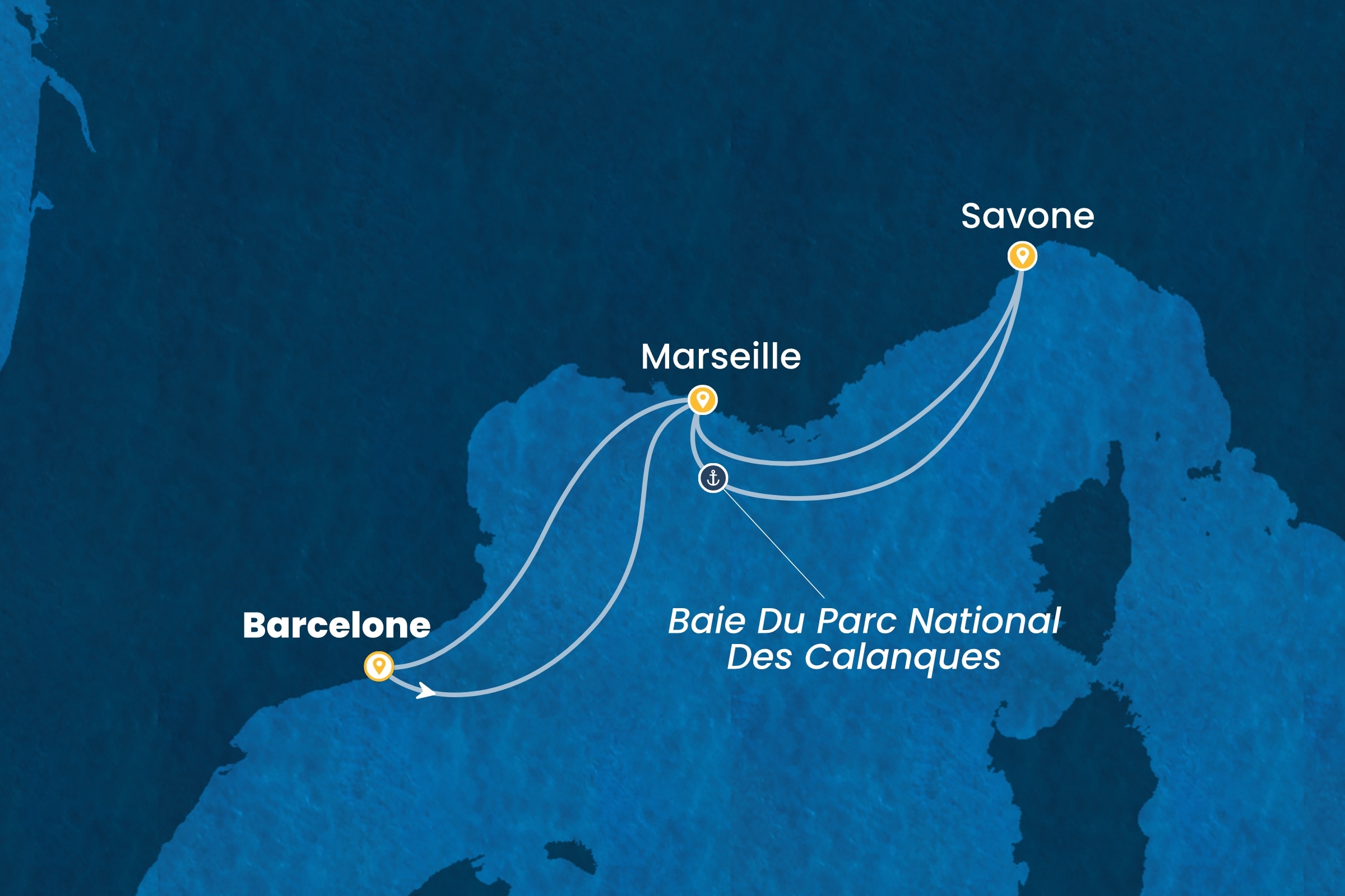 Carte de l’itinéraire