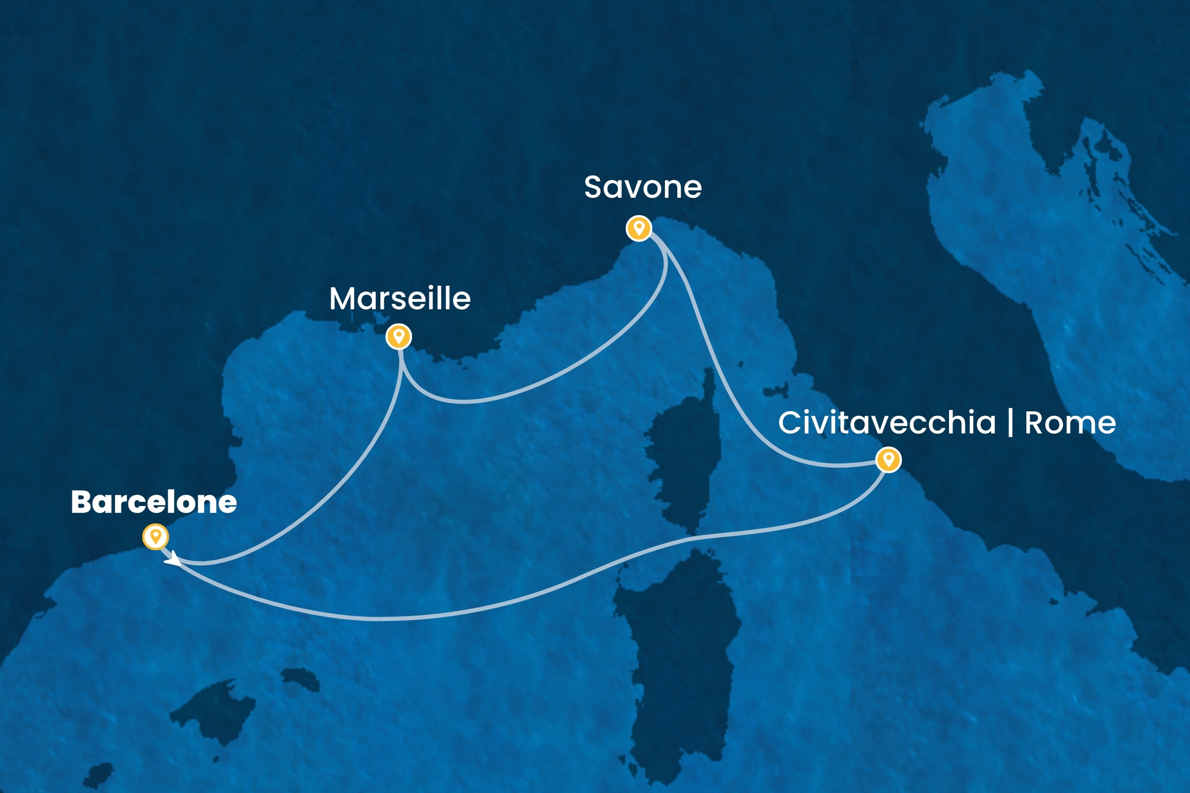Carte de l’itinéraire