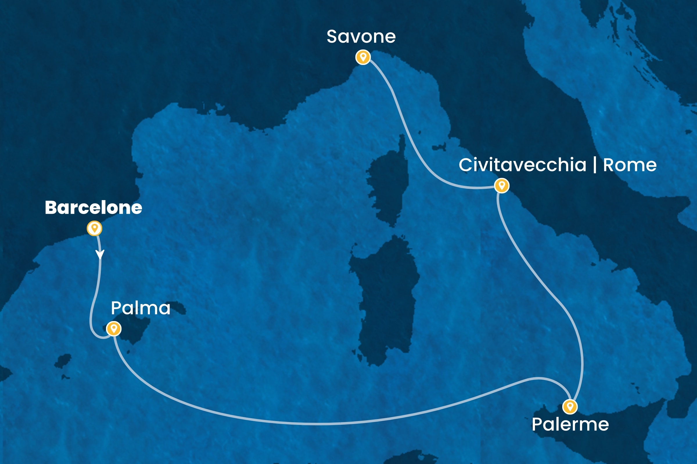Carte de l’itinéraire