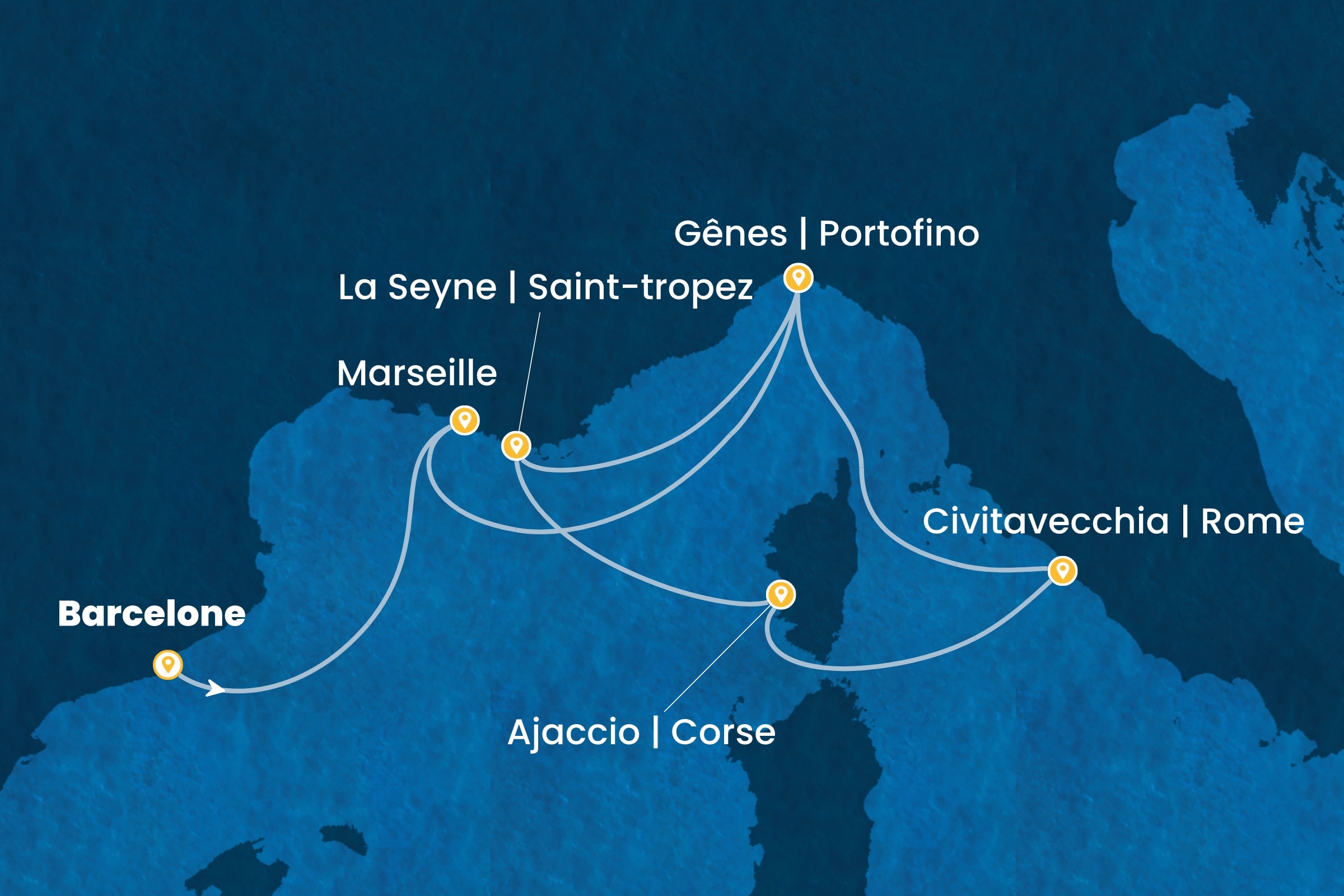 Carte de l’itinéraire