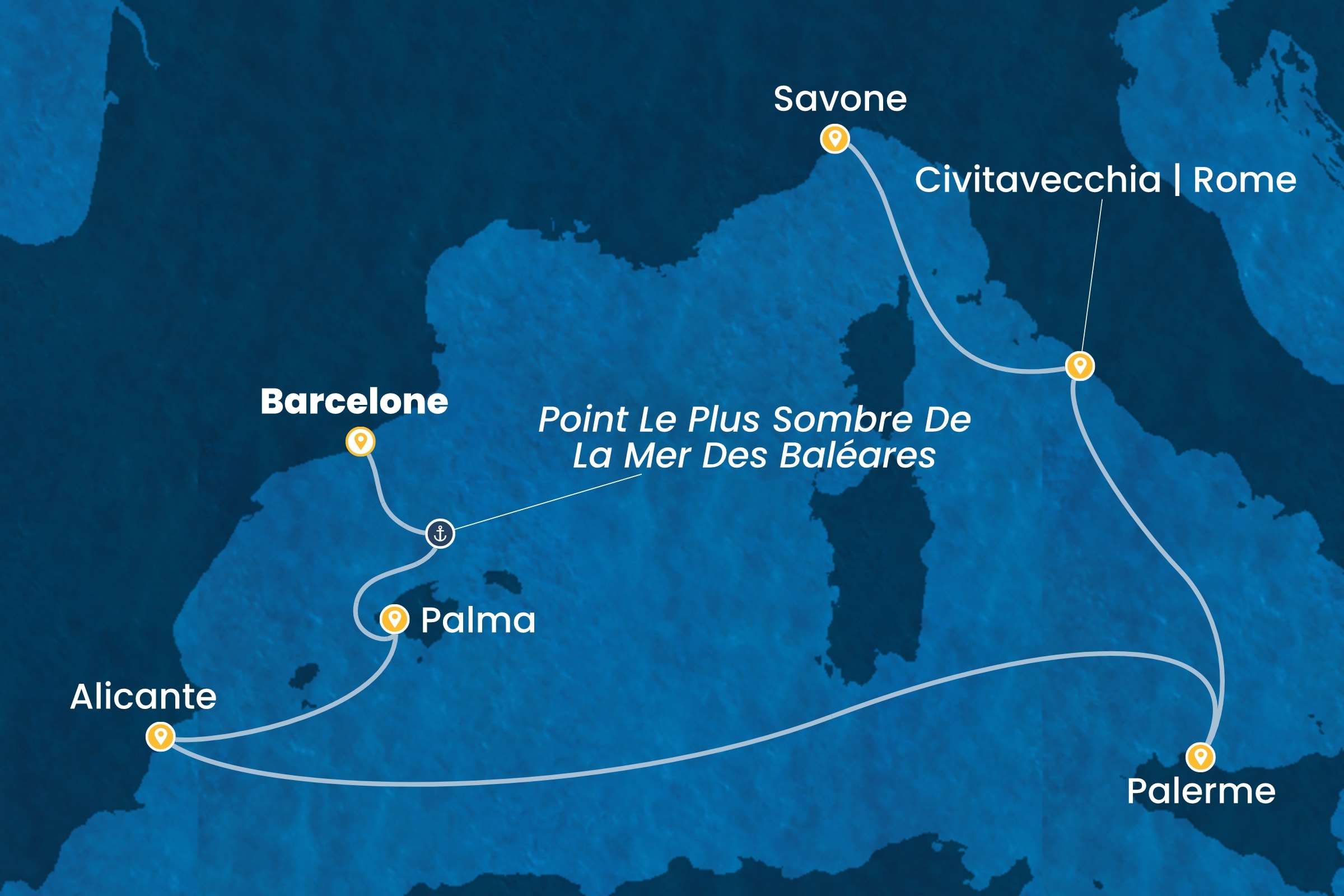 Carte de l’itinéraire