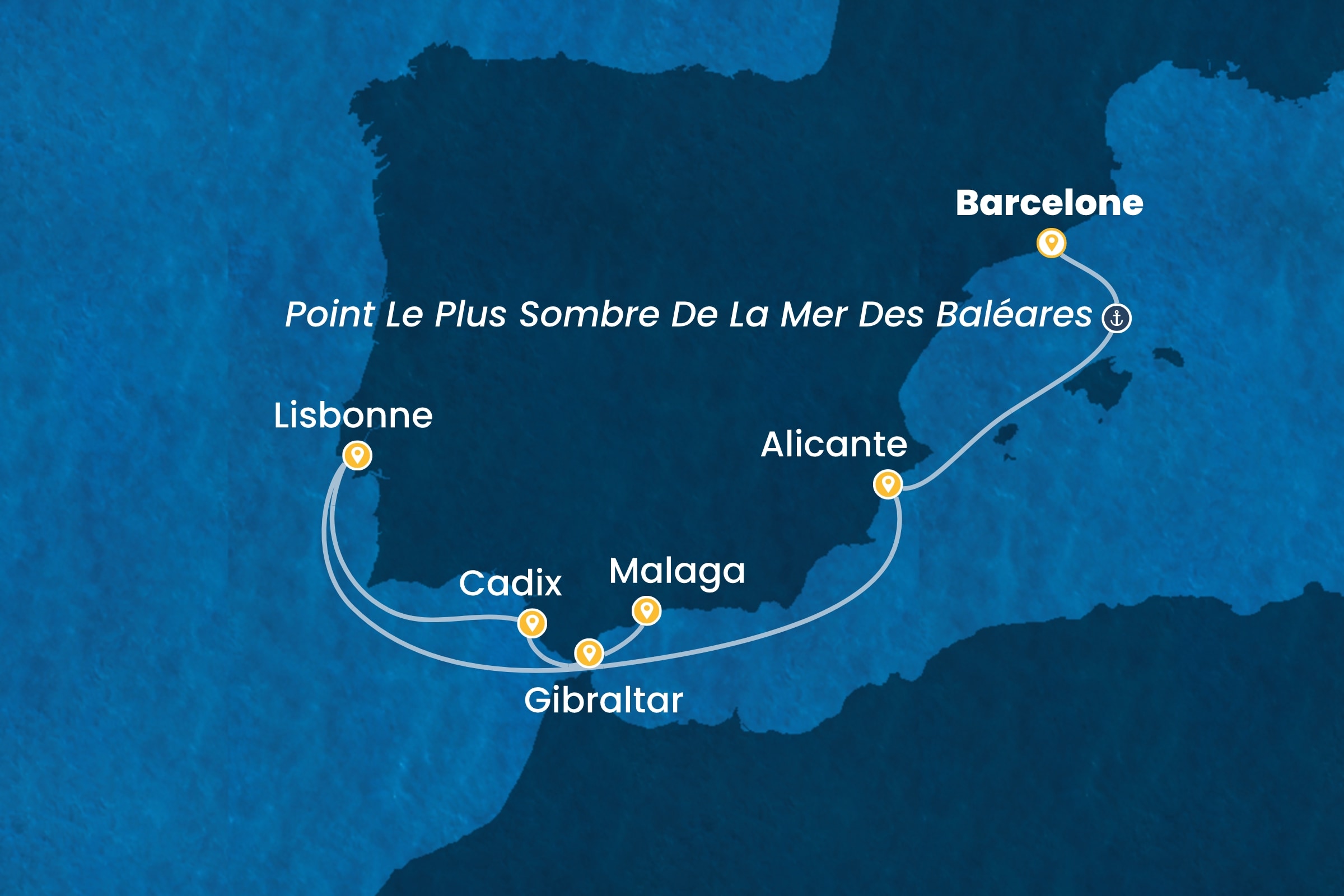 Carte de l’itinéraire
