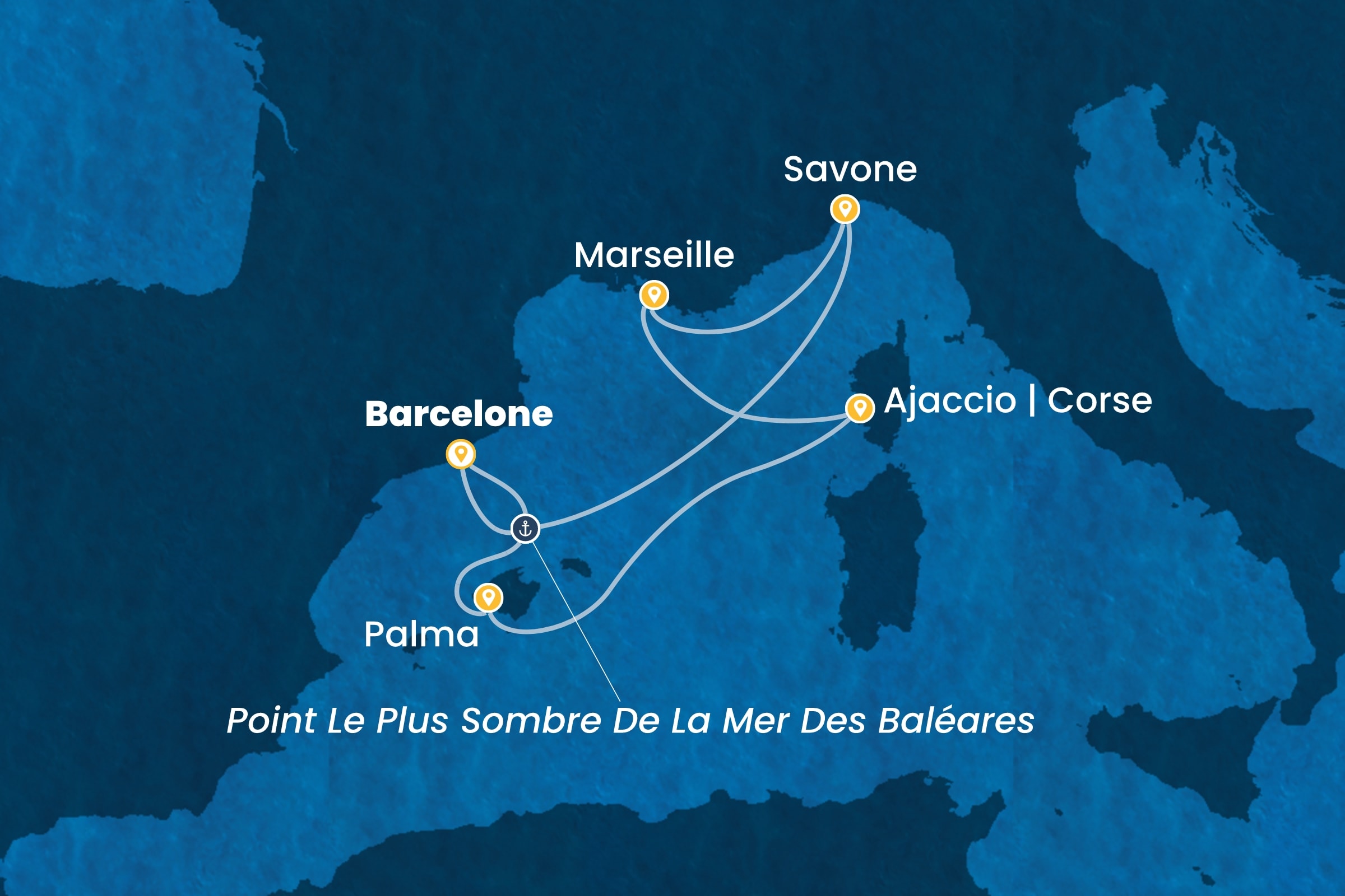 Carte de l’itinéraire