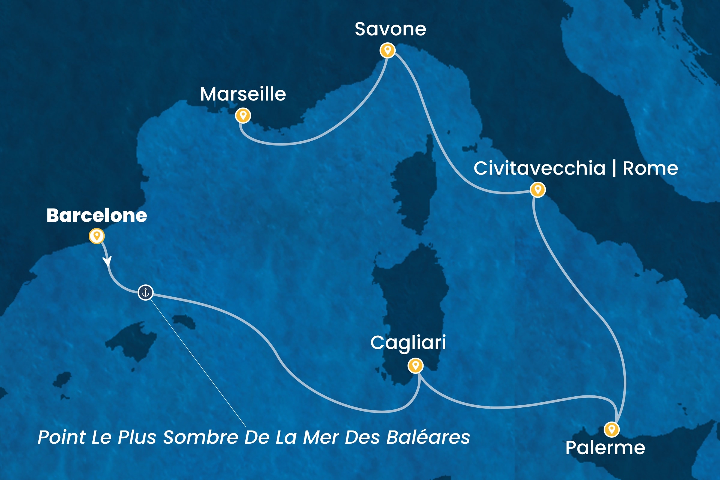 Carte de l’itinéraire