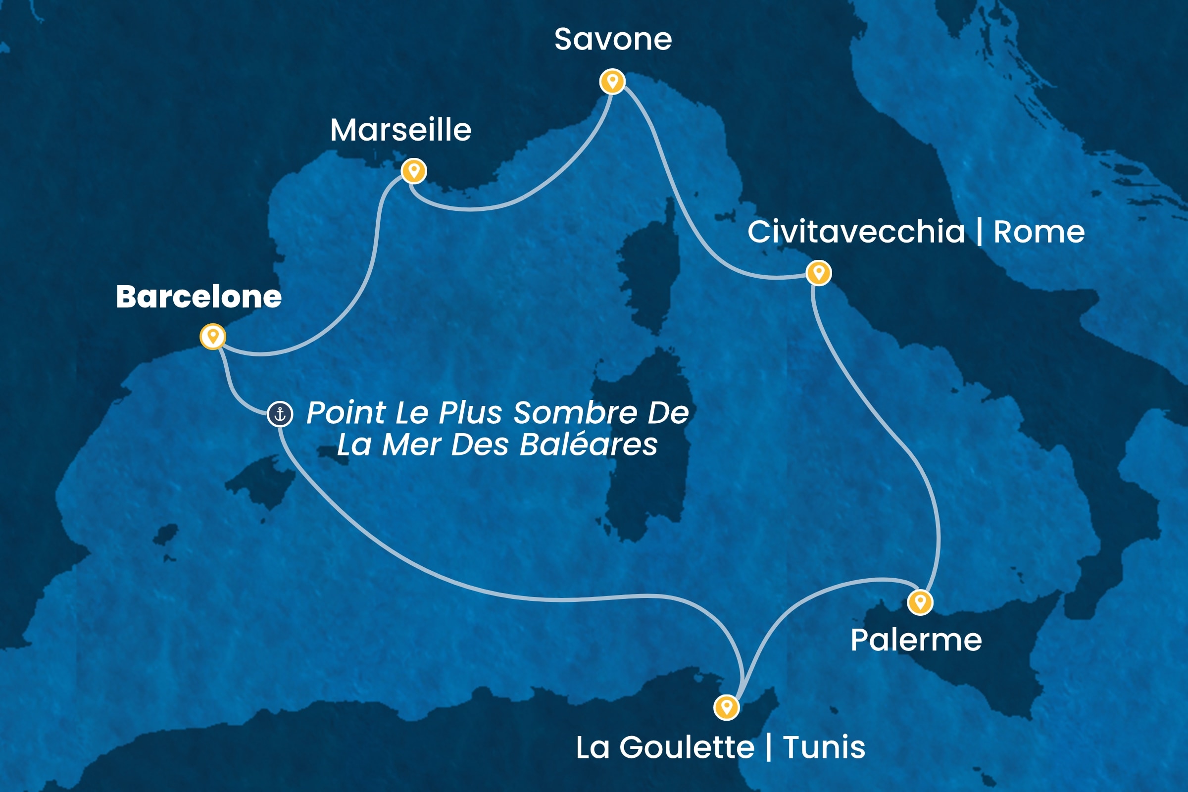 Carte de l’itinéraire