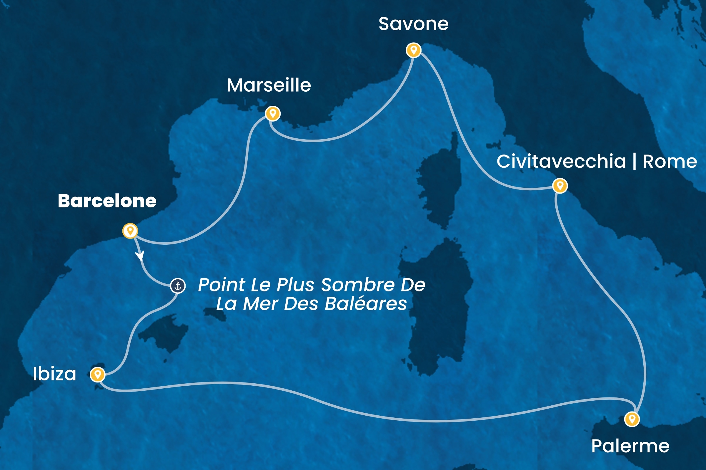 Carte de l’itinéraire
