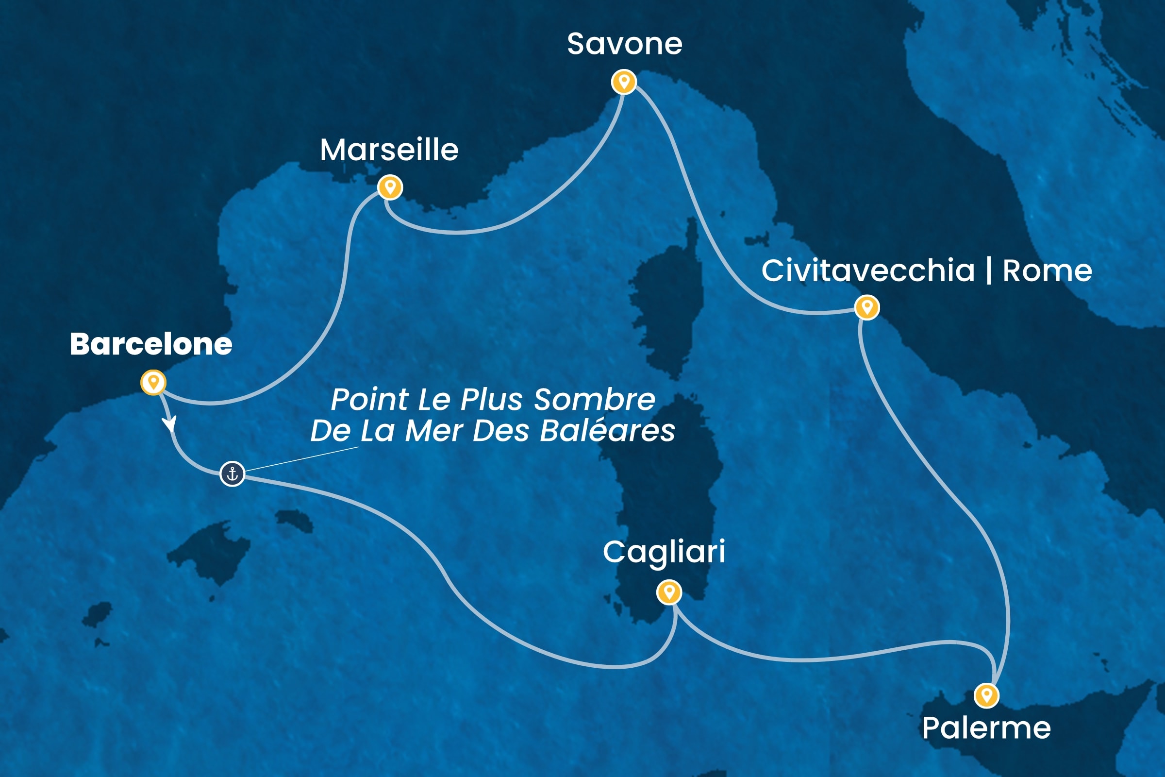 Carte de l’itinéraire