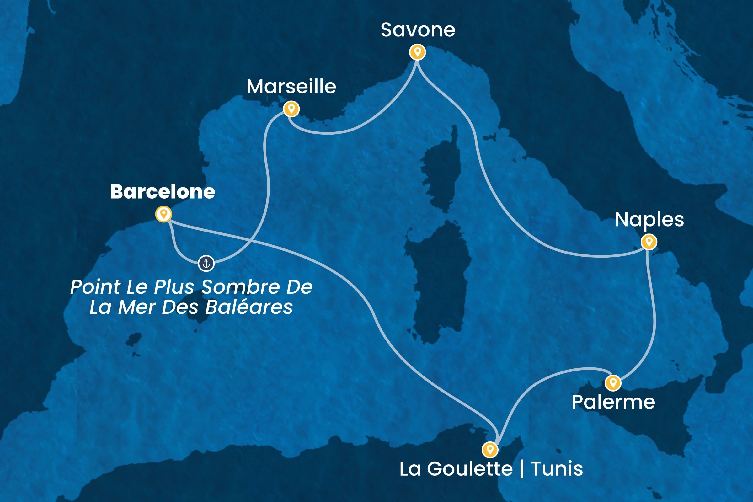 Carte de l’itinéraire