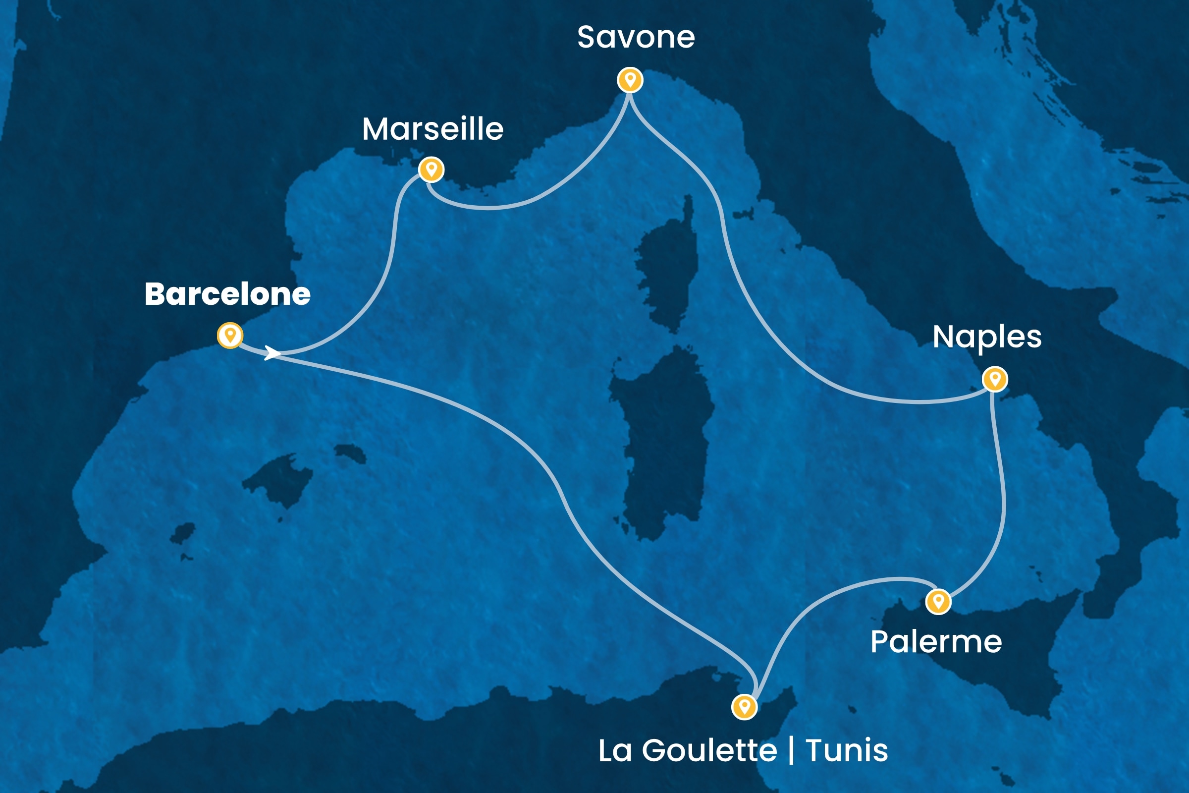 Carte de l’itinéraire