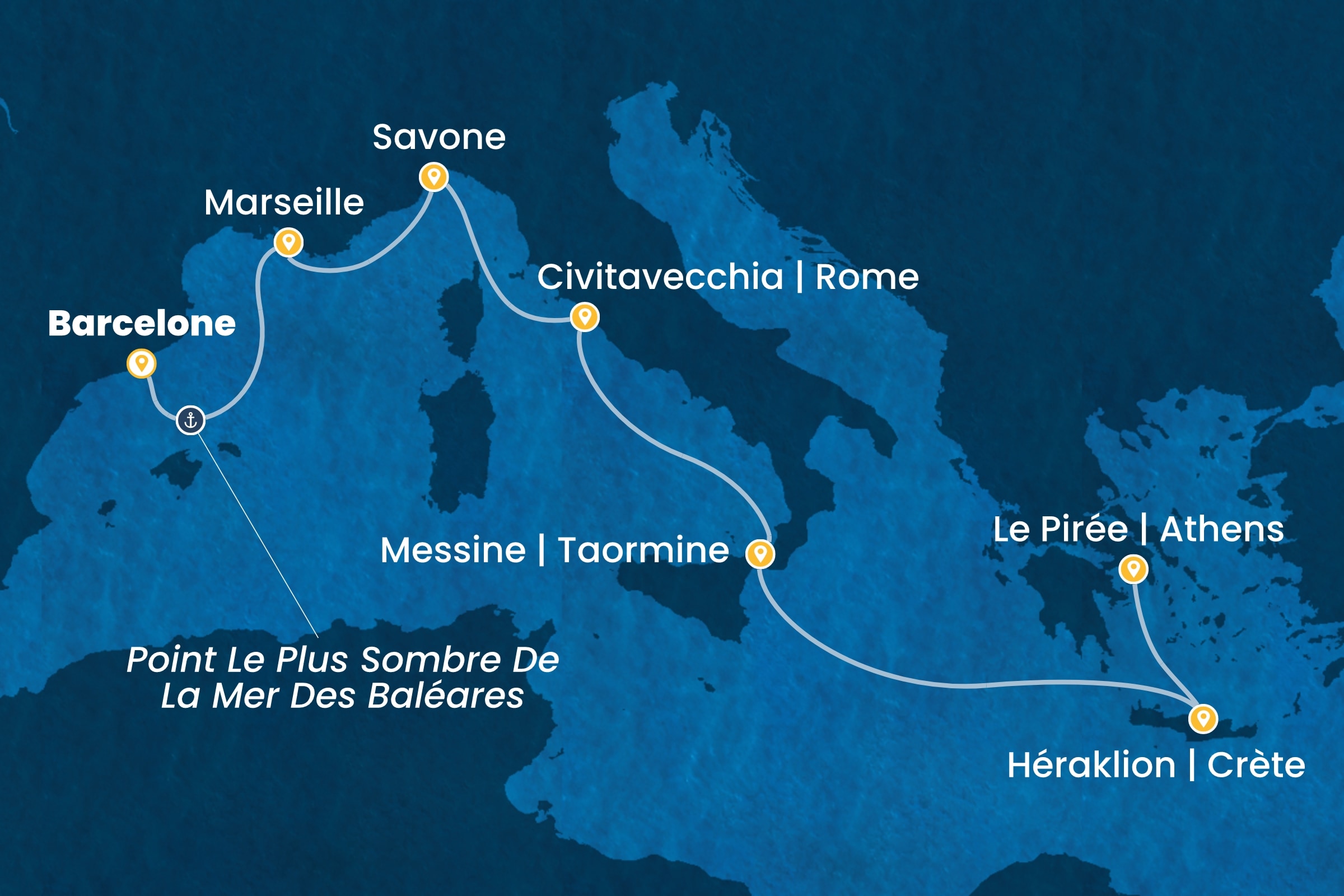 Carte de l’itinéraire