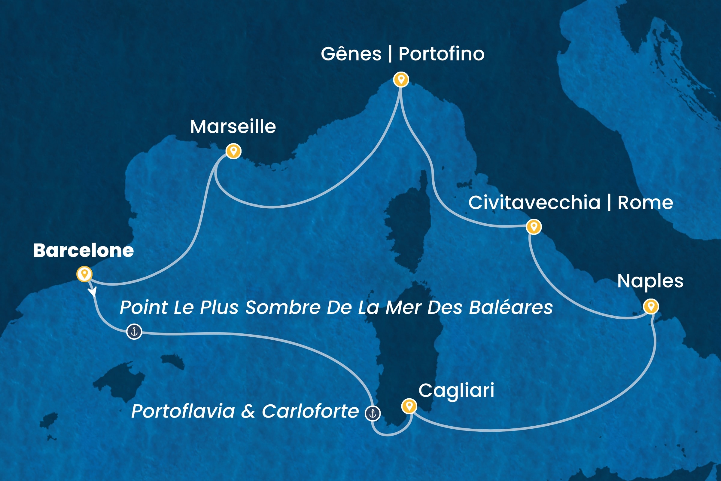 Carte de l’itinéraire