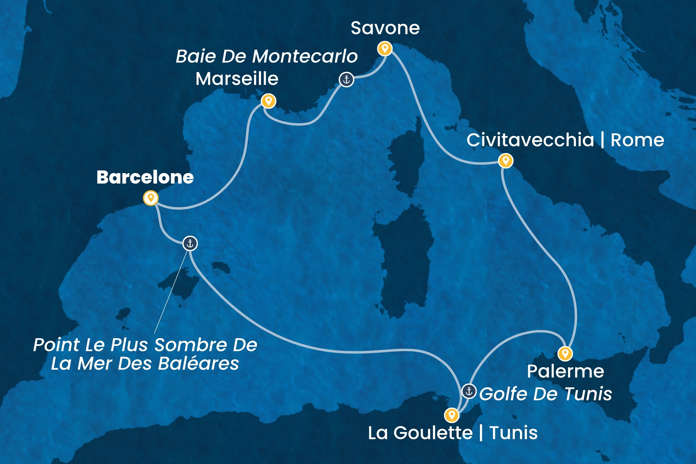Carte de l’itinéraire