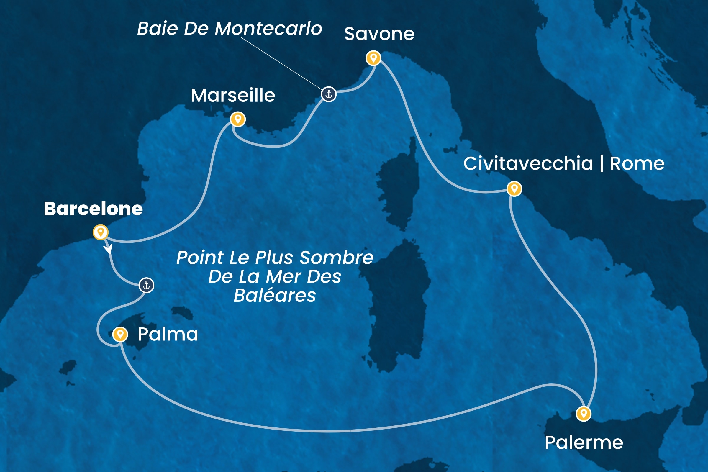 Carte de l’itinéraire