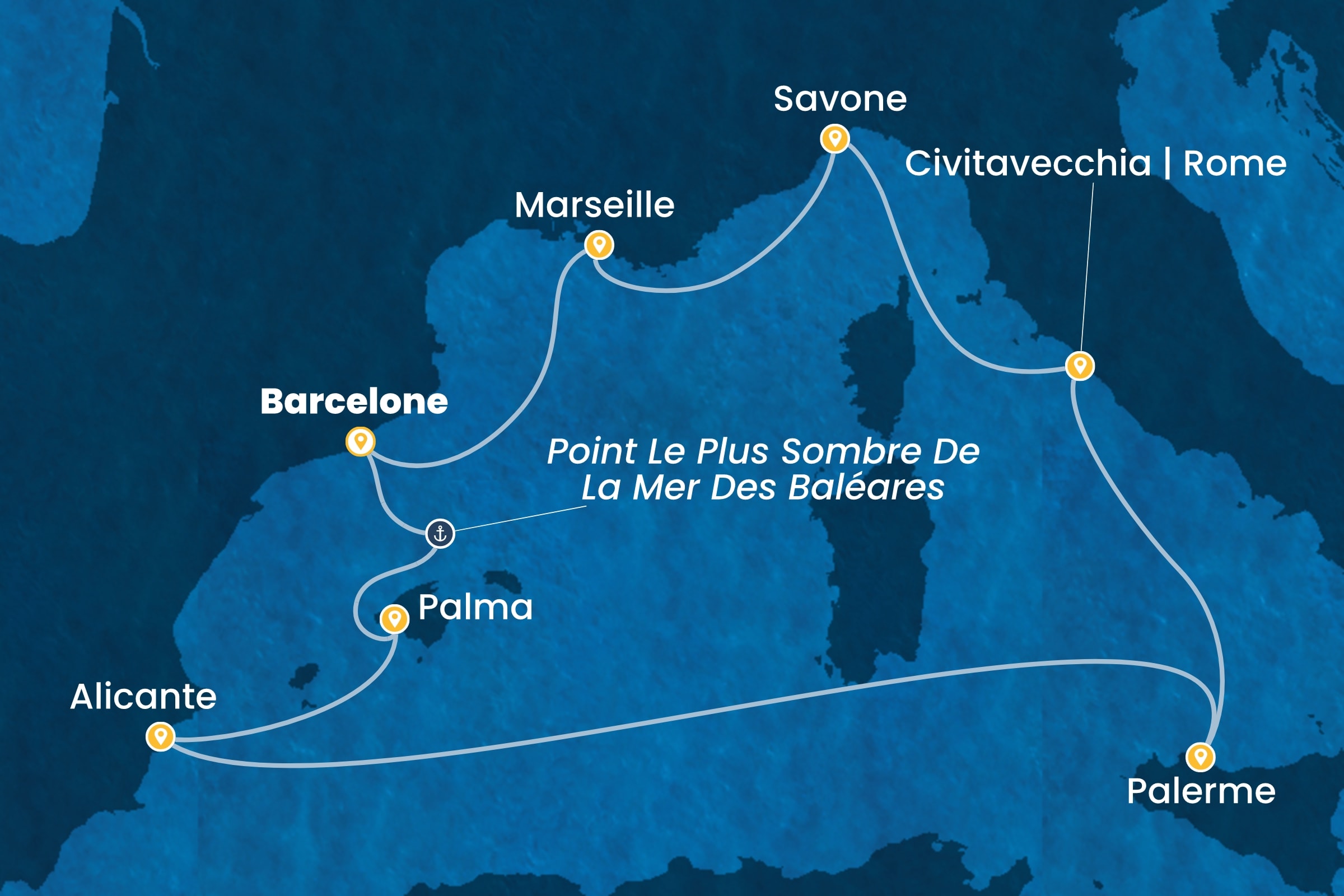 Carte de l’itinéraire