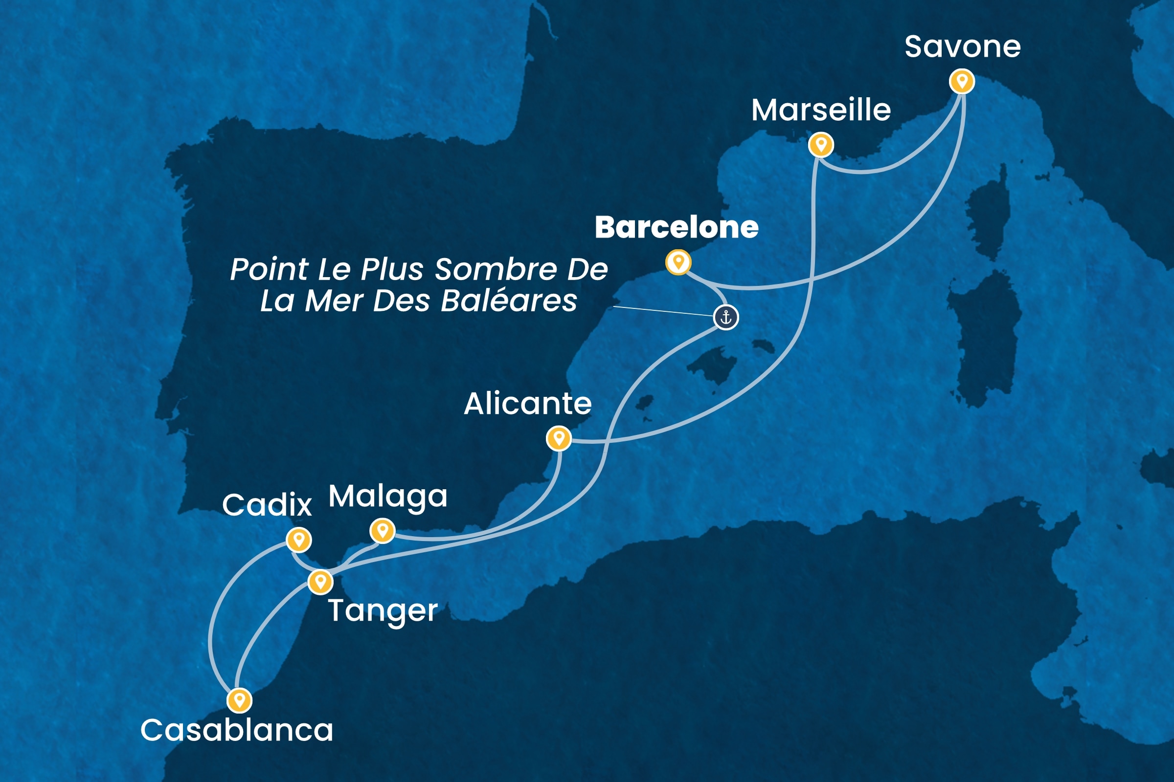 Carte de l’itinéraire