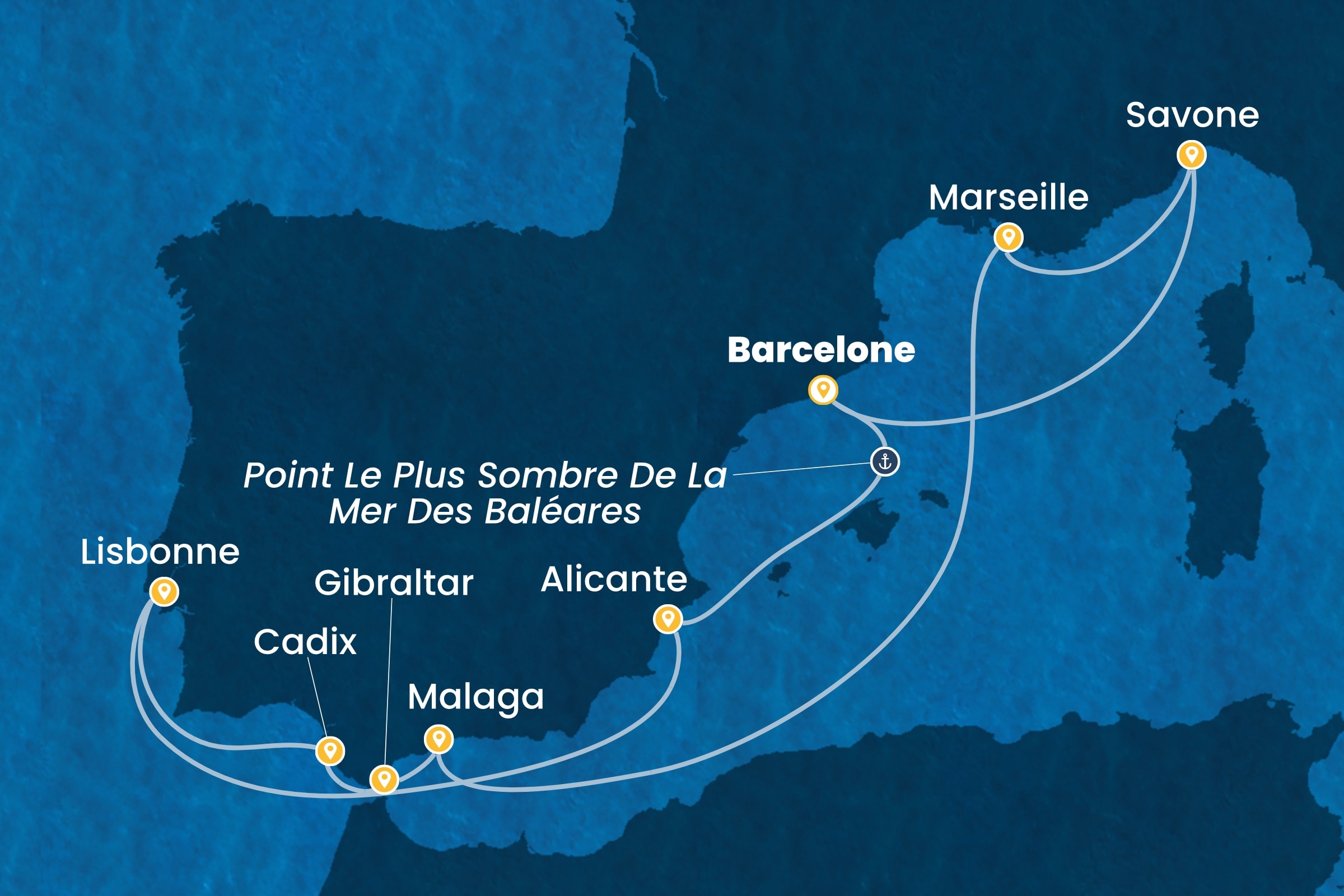 Carte de l’itinéraire