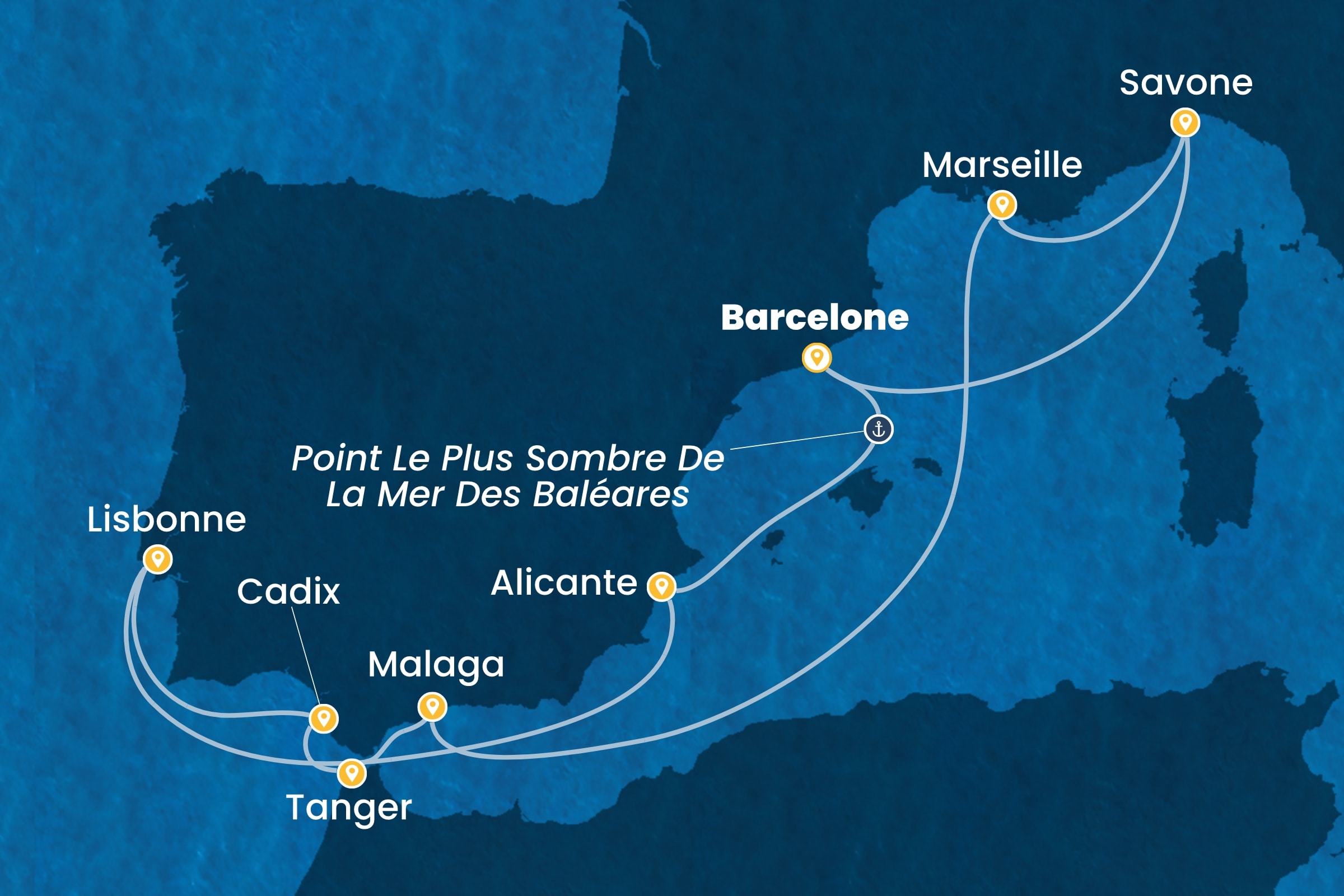 Carte de l’itinéraire