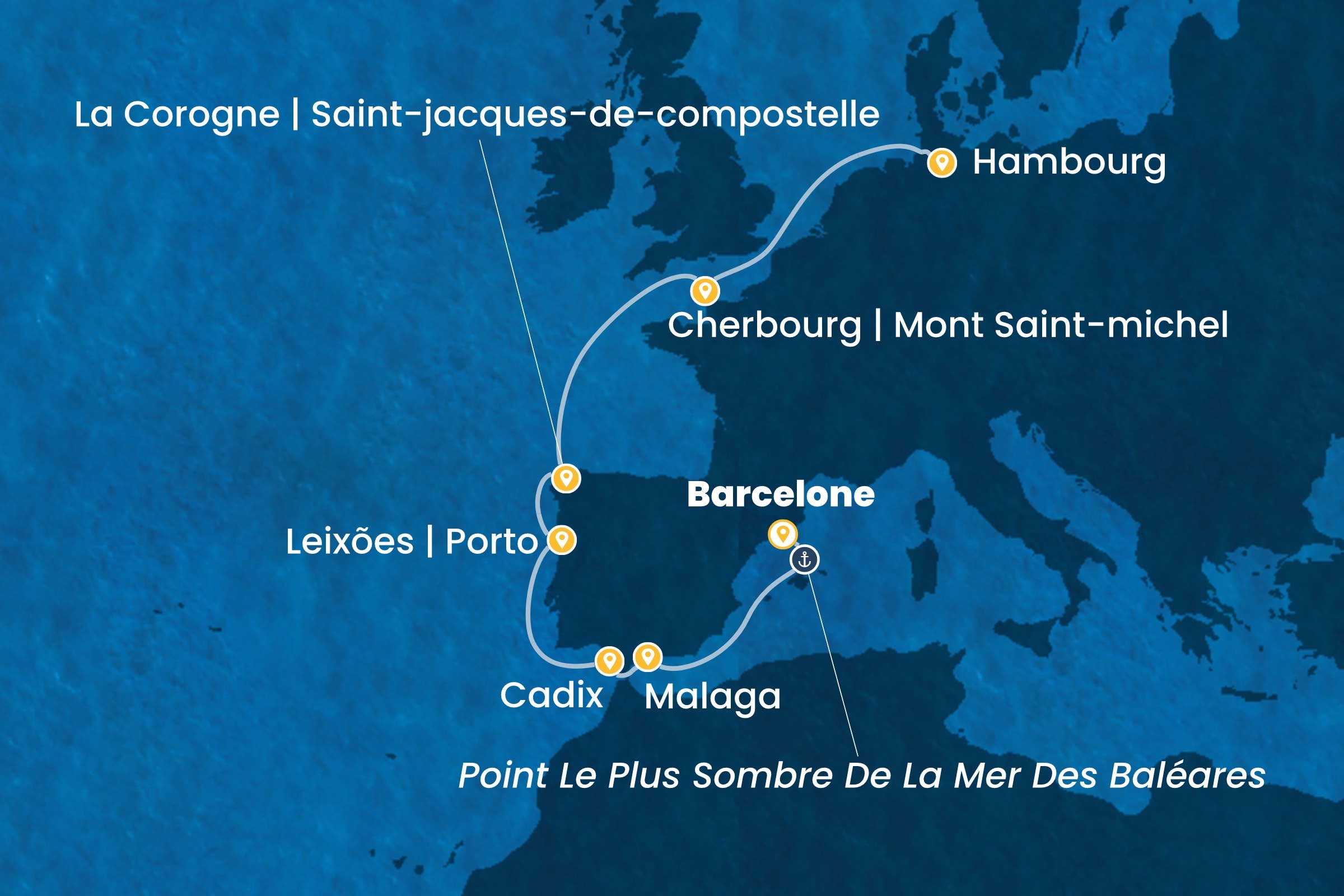 Carte de l’itinéraire