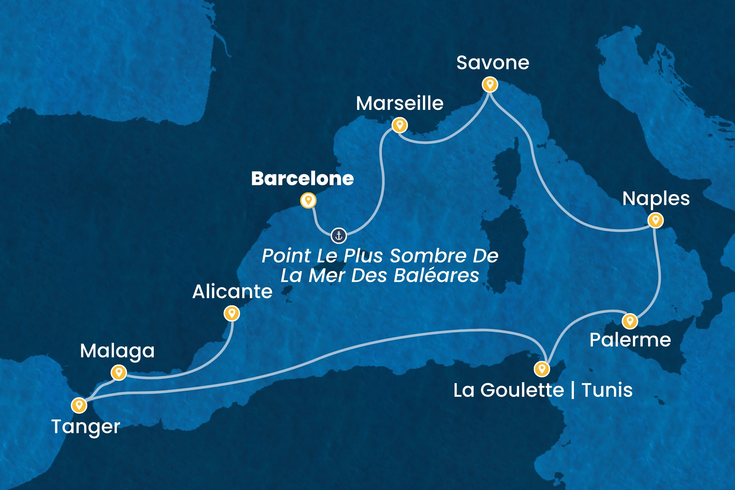 Carte de l’itinéraire