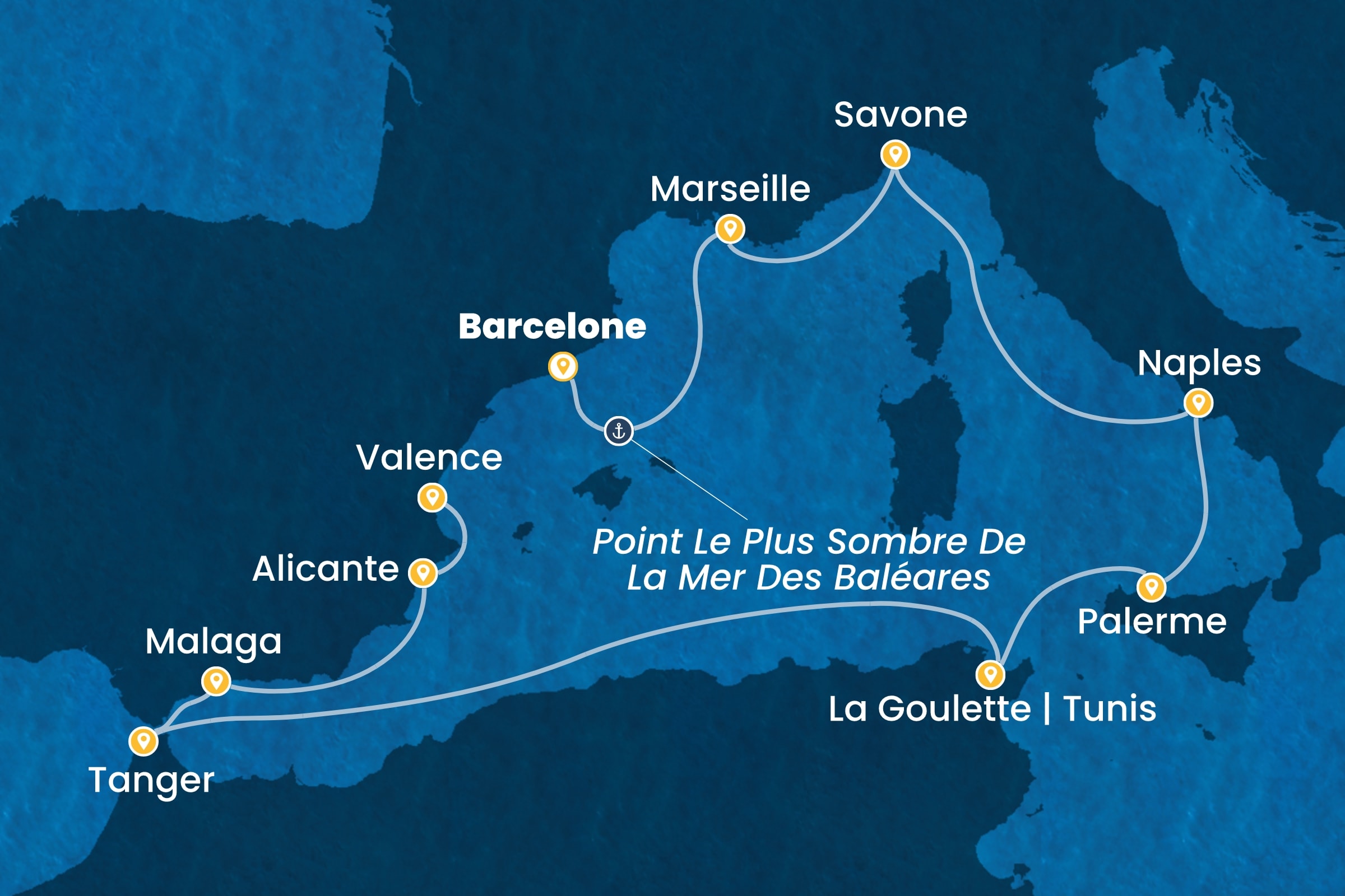 Carte de l’itinéraire