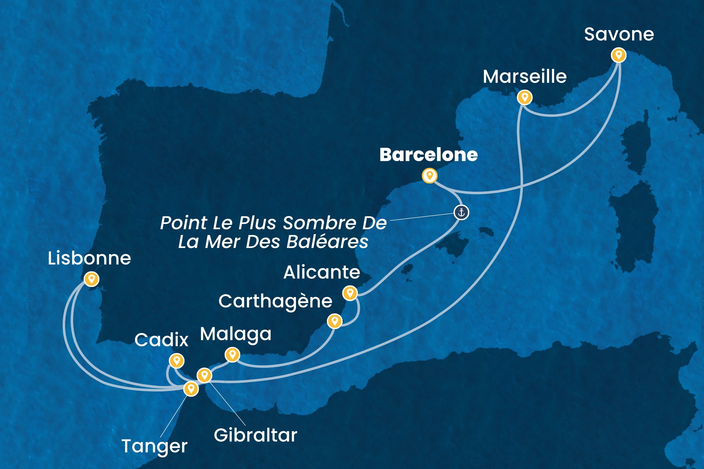 Carte de l’itinéraire