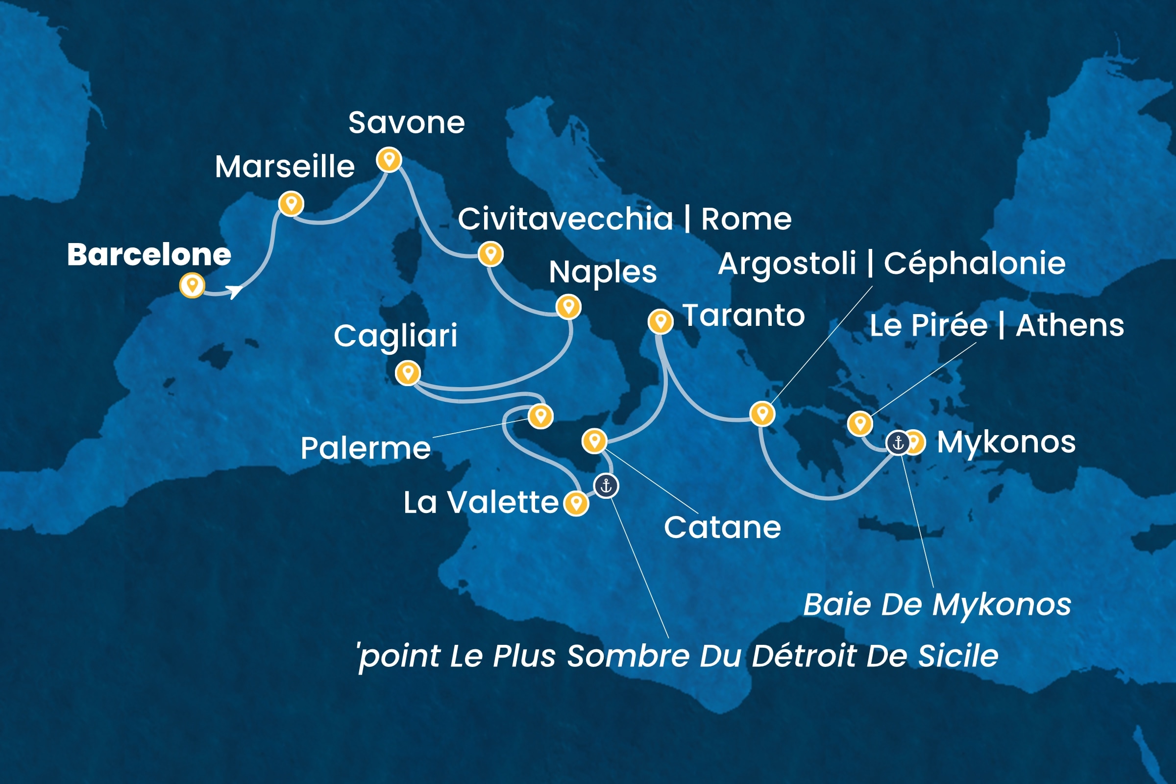 Carte de l’itinéraire