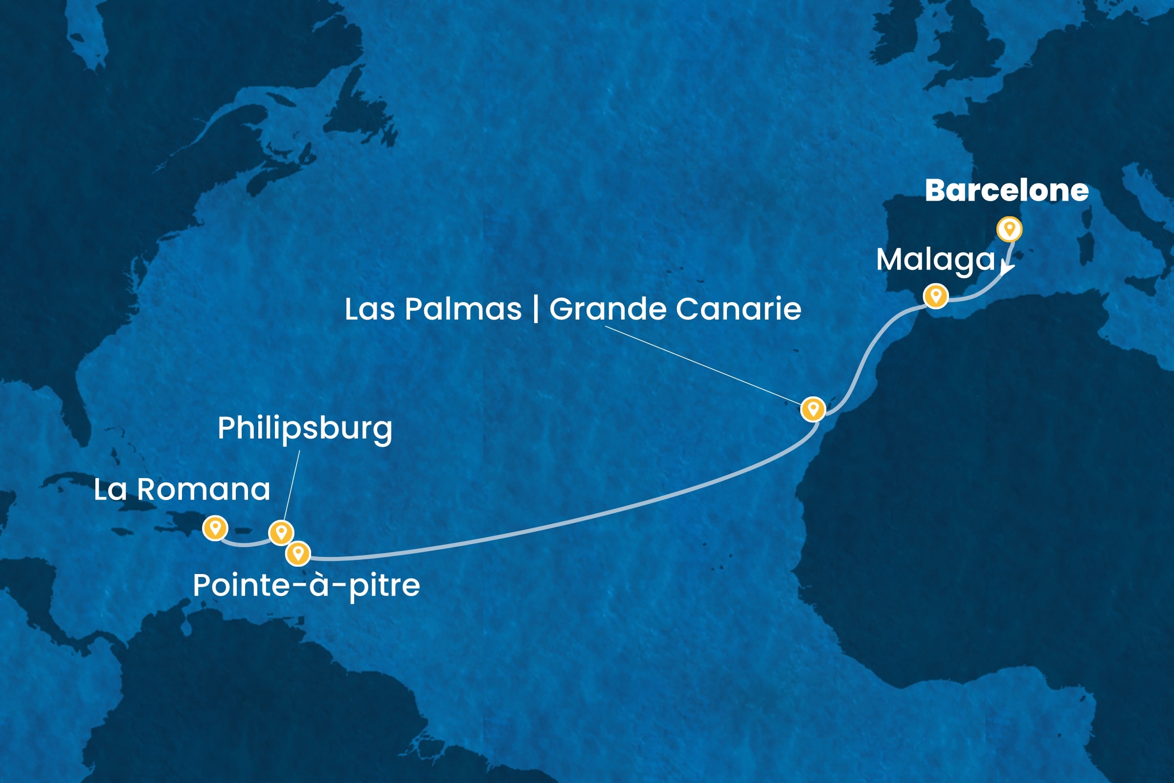 Carte de l’itinéraire