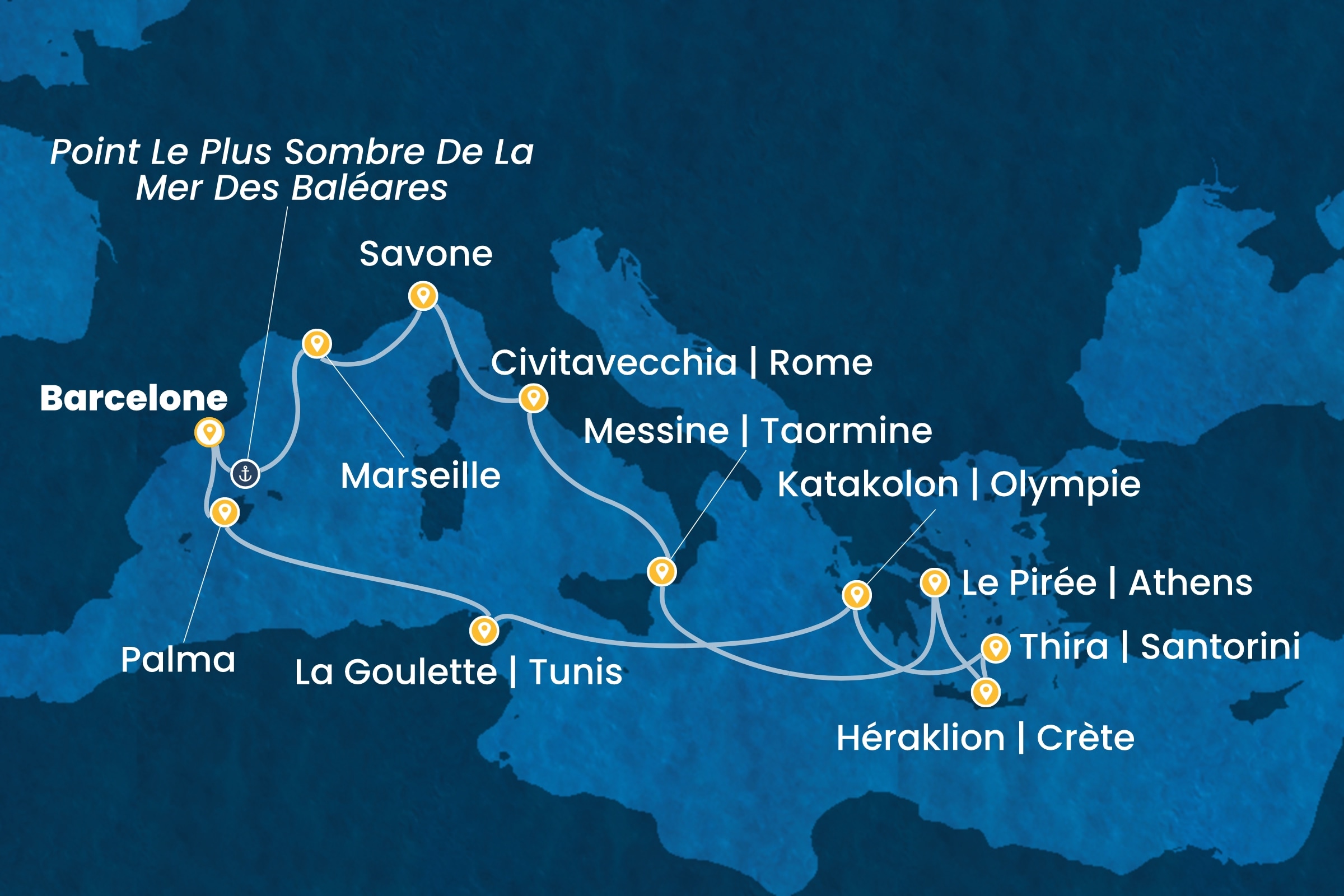 Carte de l’itinéraire