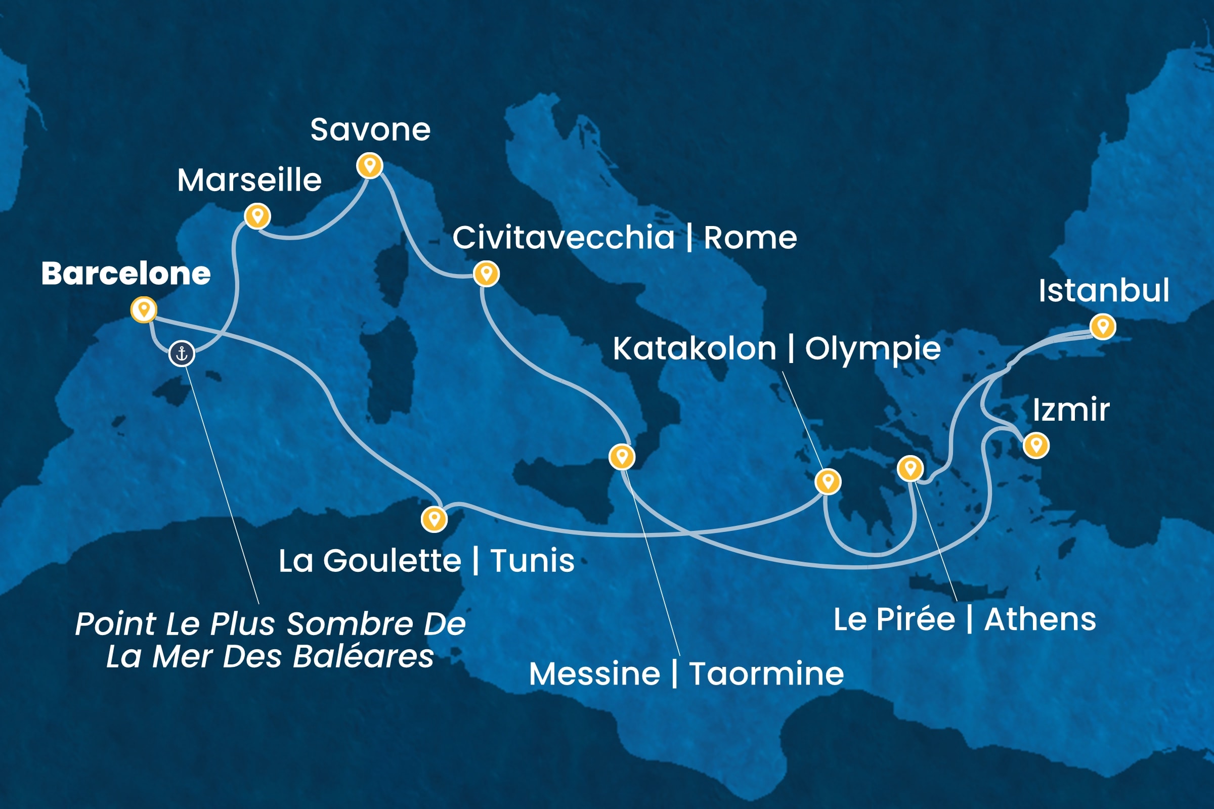 Carte de l’itinéraire