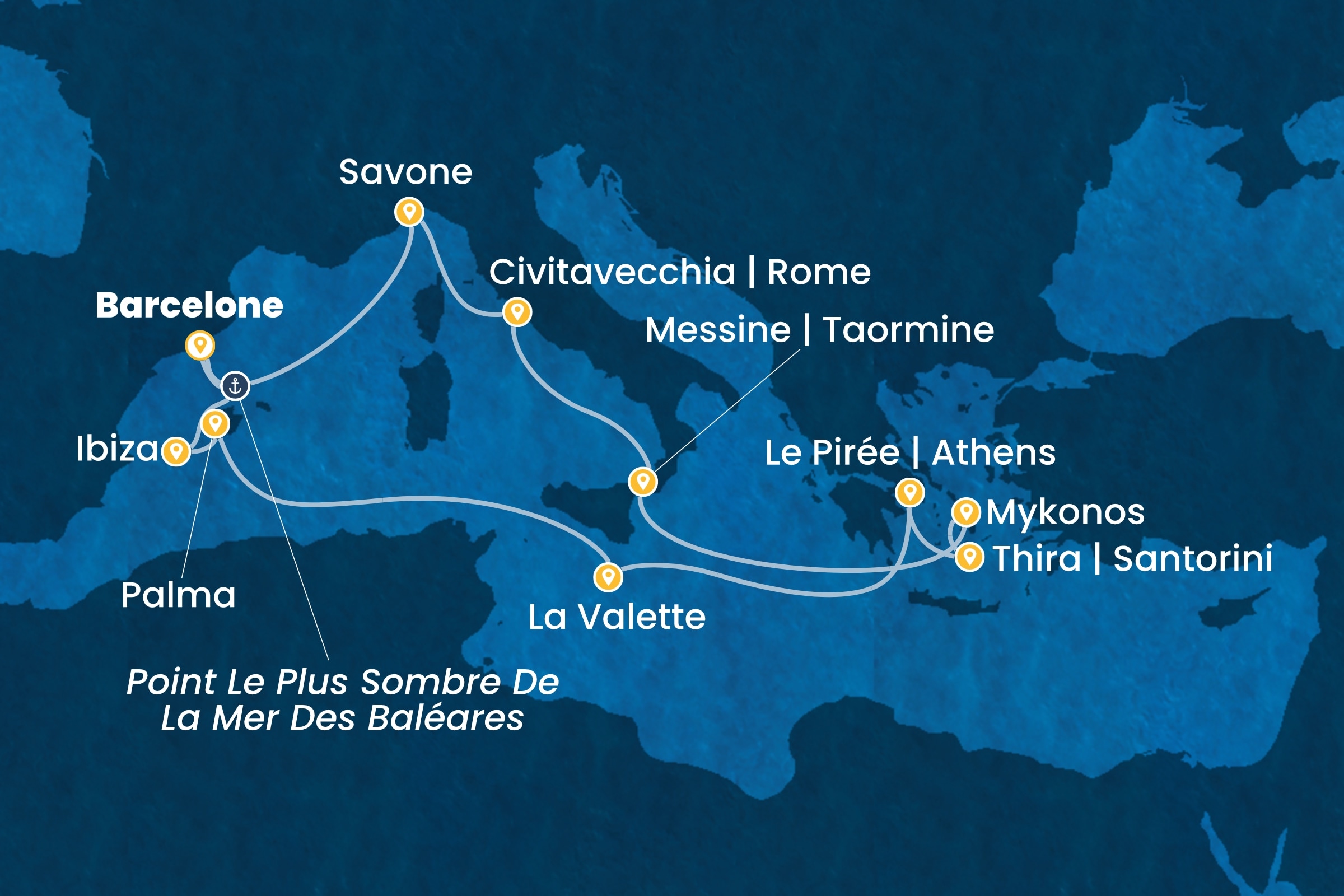 Carte de l’itinéraire