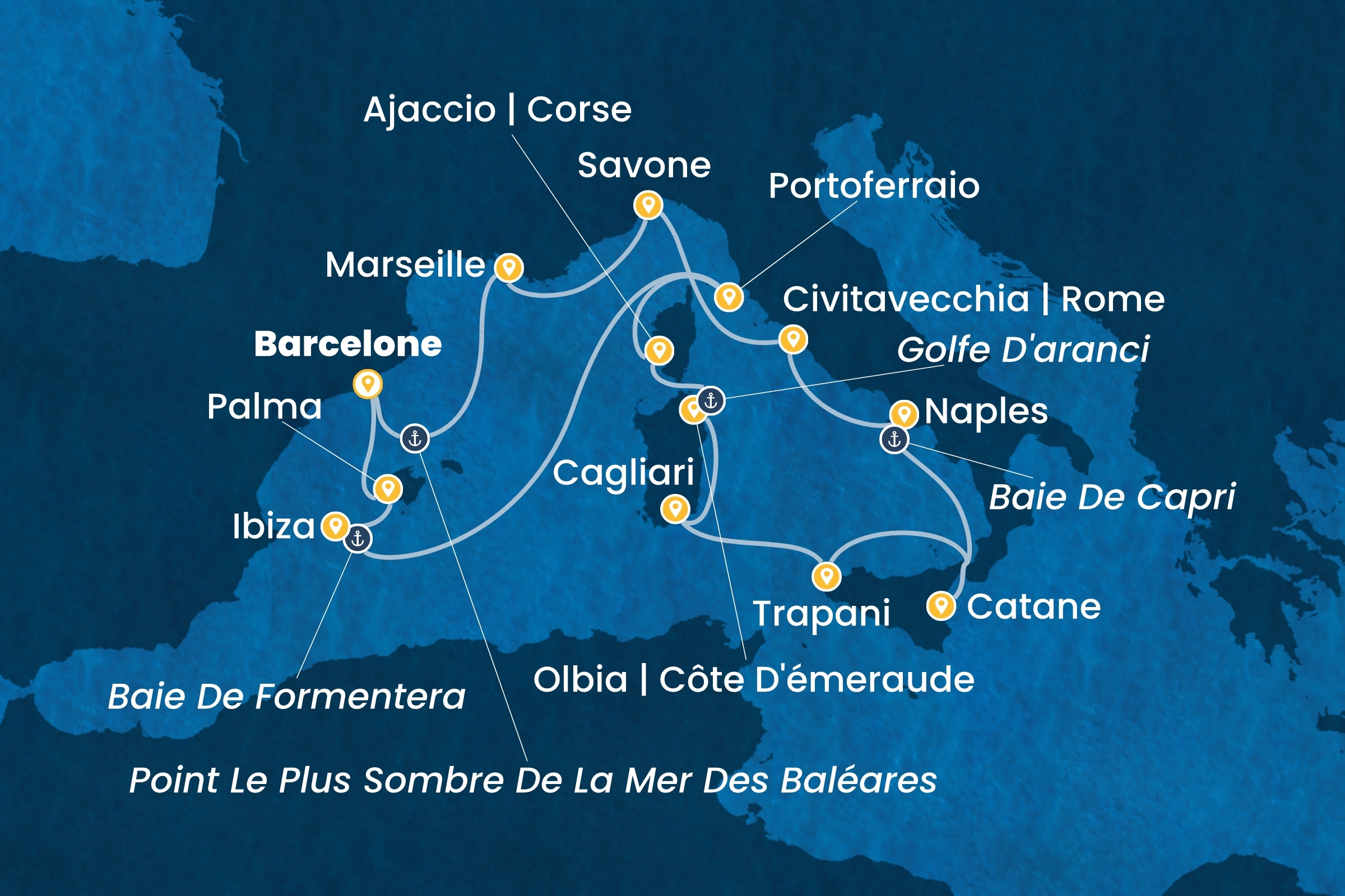 Carte de l’itinéraire