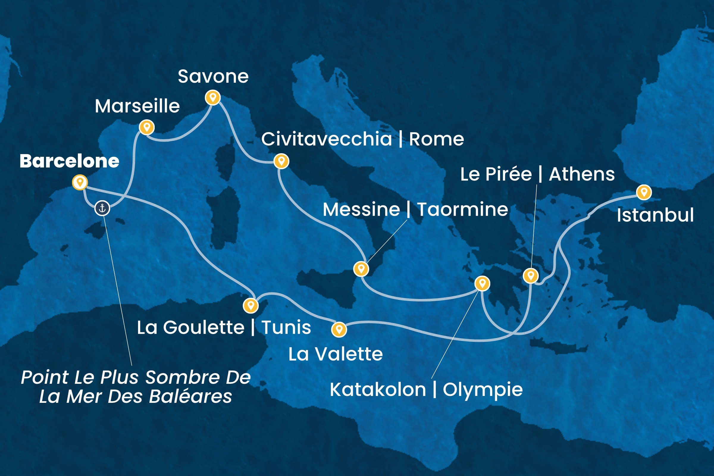 Carte de l’itinéraire