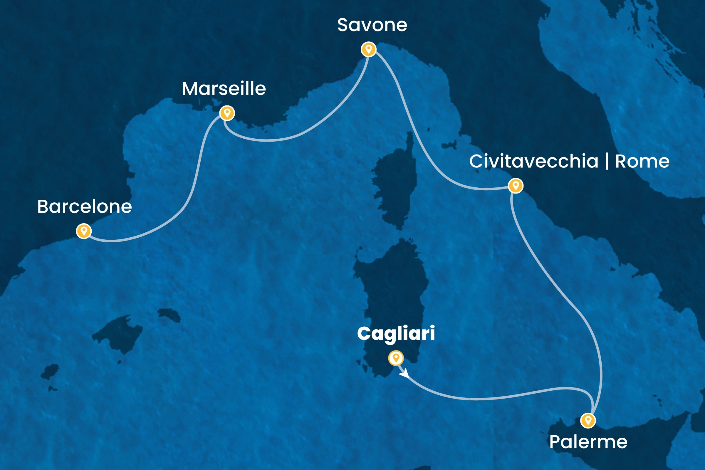 Carte de l’itinéraire